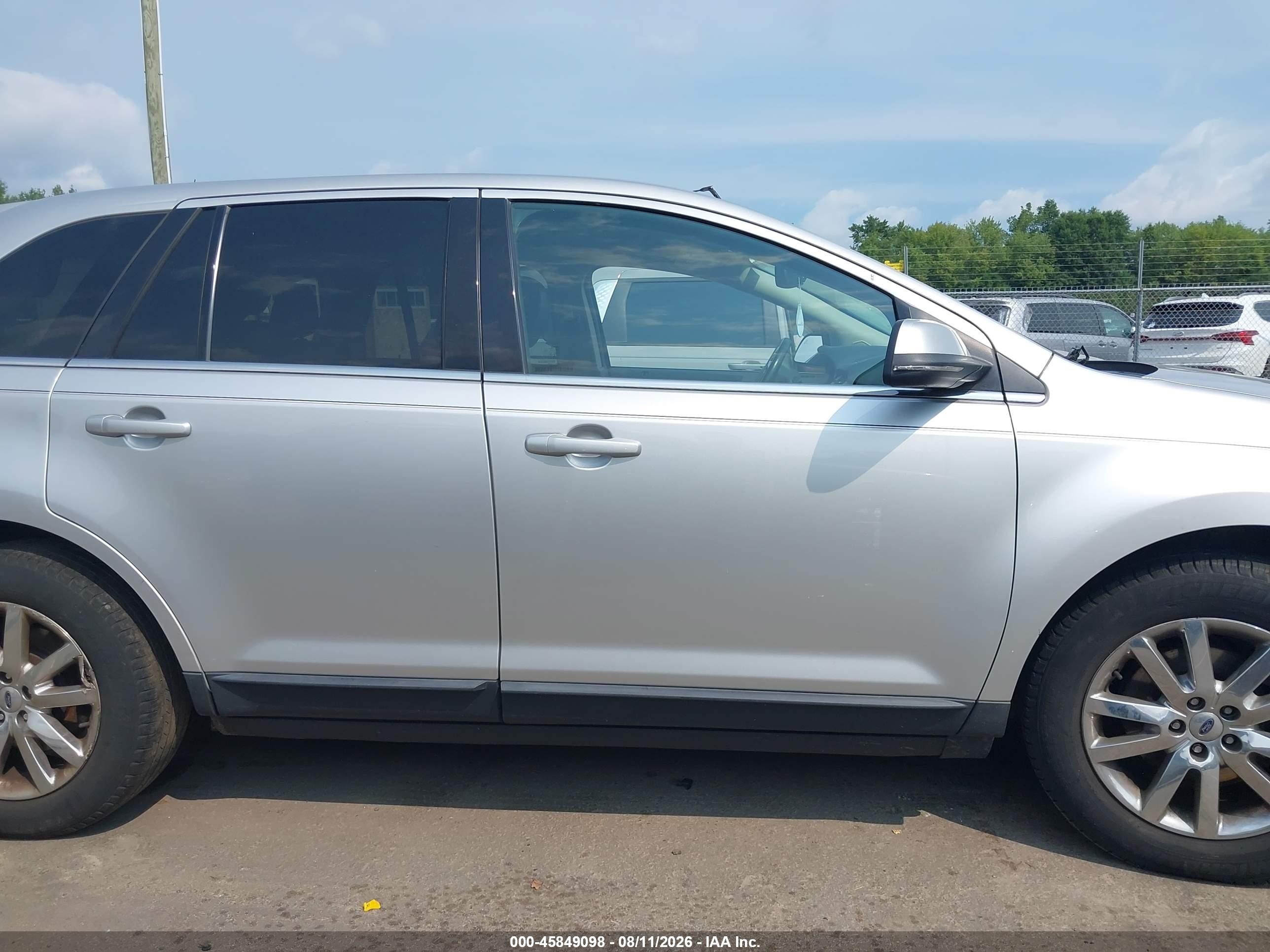 2014 Ford Edge Limited Silver vin: 2FMDK4KC1EBA13447