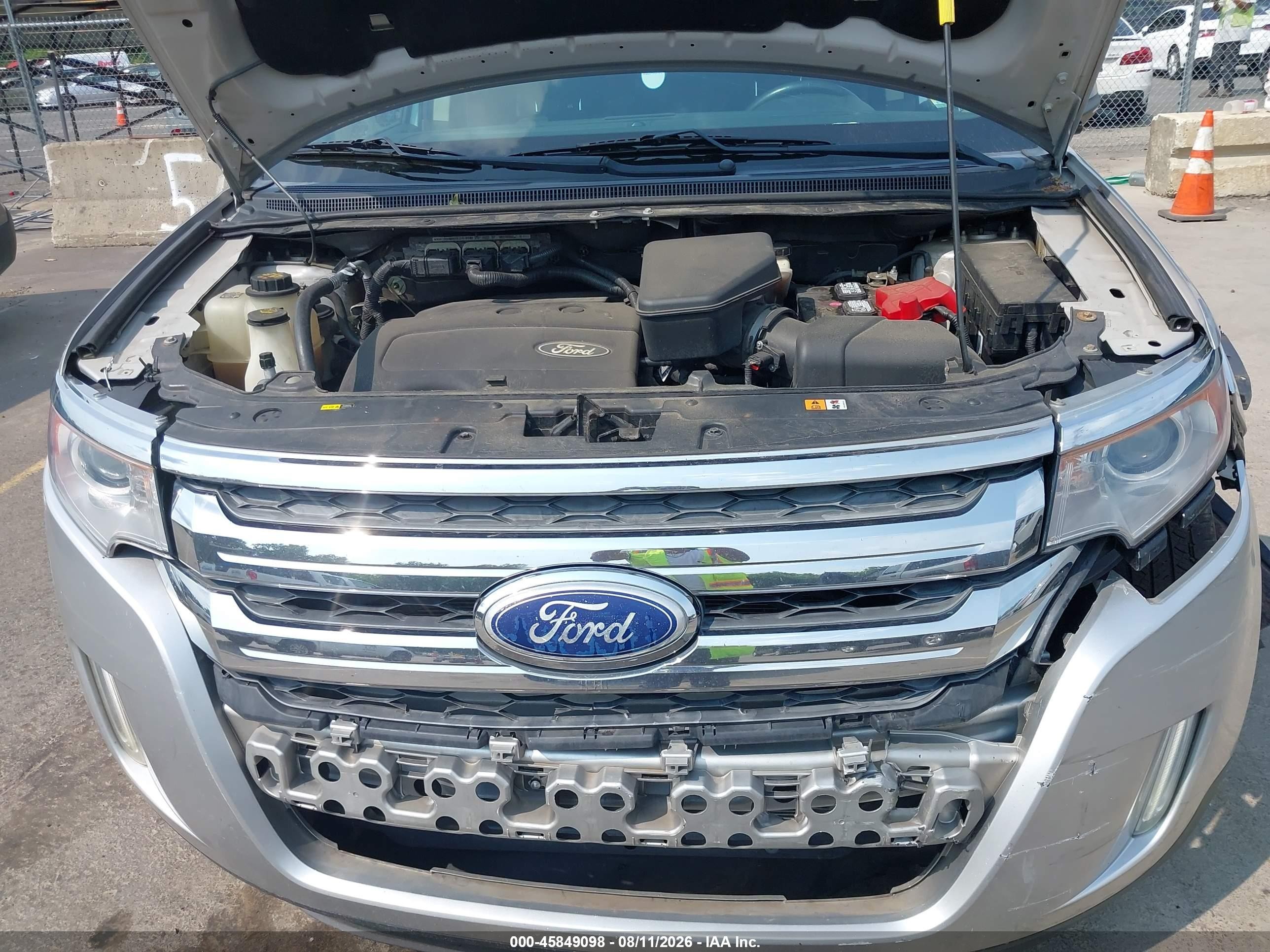 2014 Ford Edge Limited Silver vin: 2FMDK4KC1EBA13447