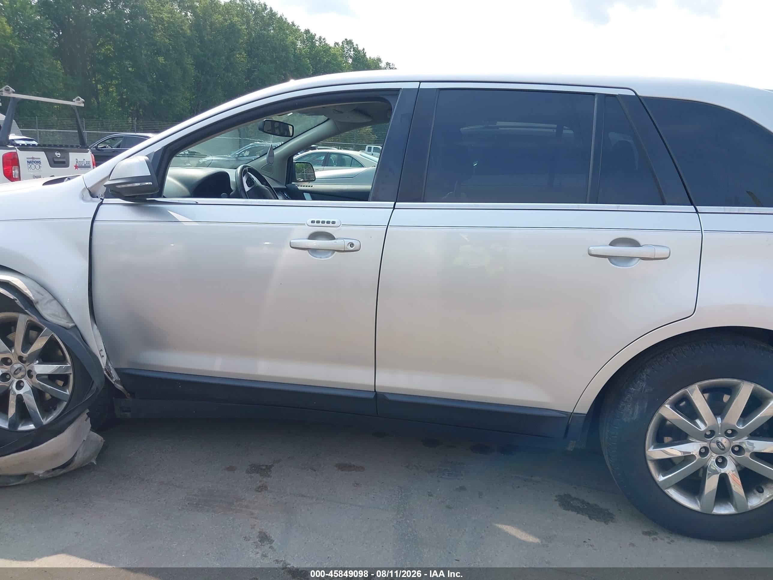 2014 Ford Edge Limited Silver vin: 2FMDK4KC1EBA13447