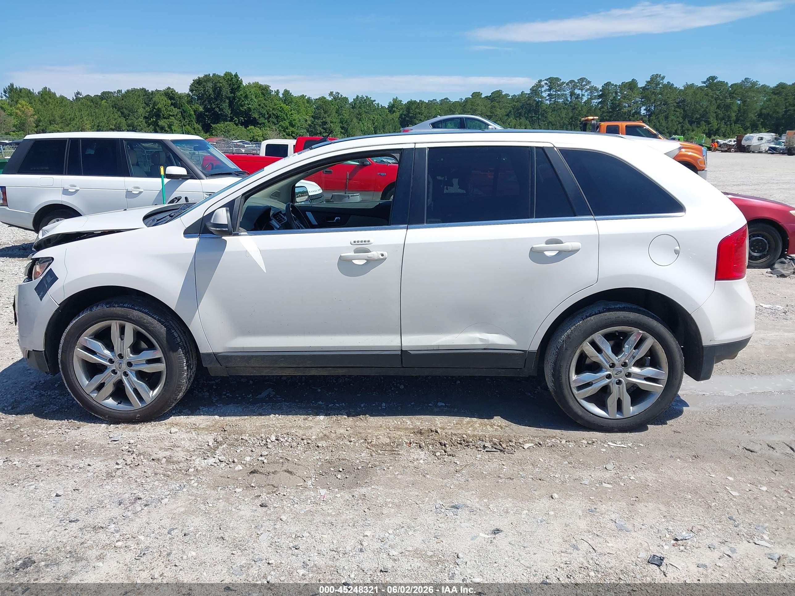 2014 Ford Edge Limited Белый vin: 2FMDK4KC1EBA28787