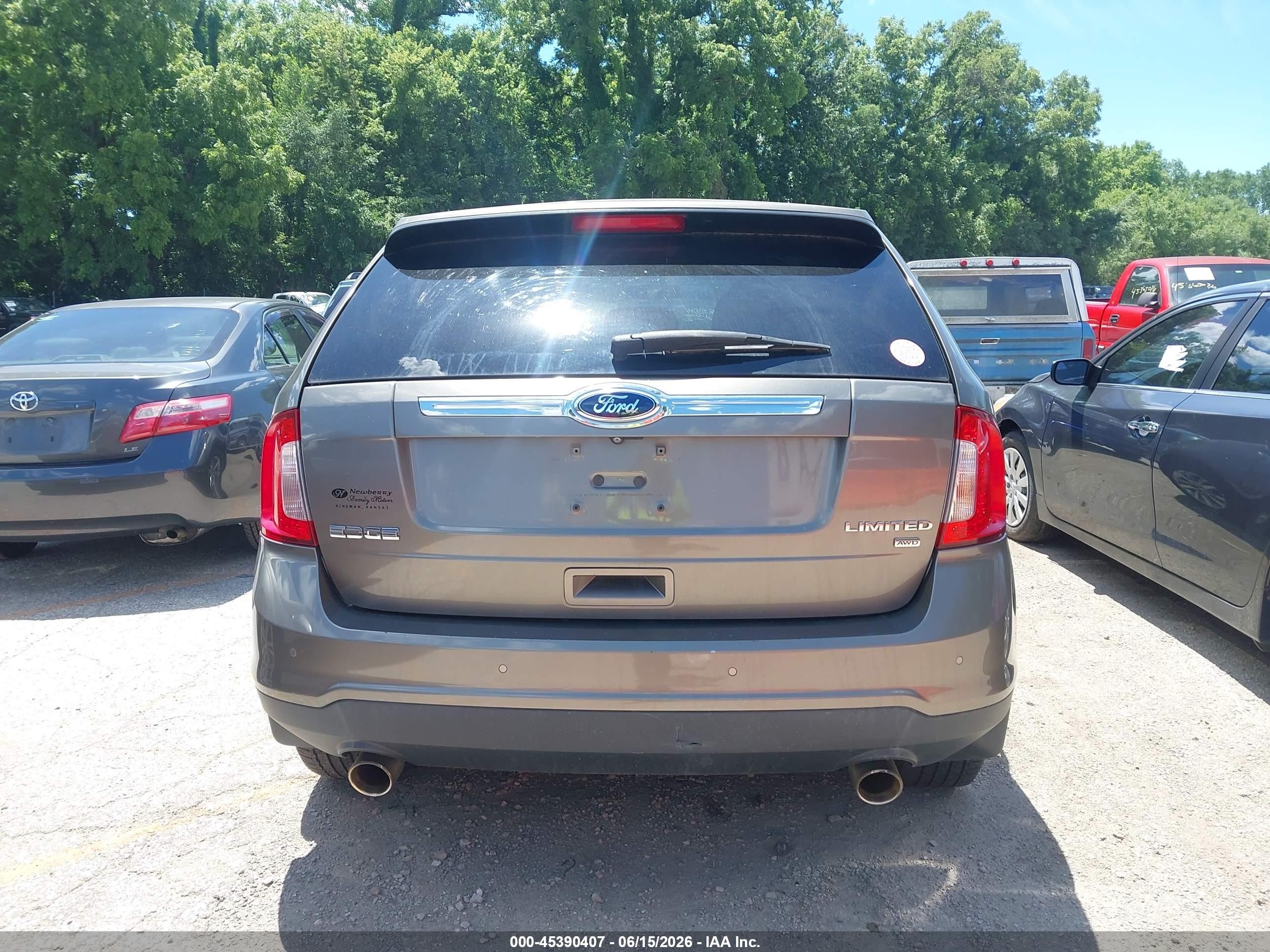 2014 Ford Edge Limited Brown vin: 2FMDK4KC1EBA41605