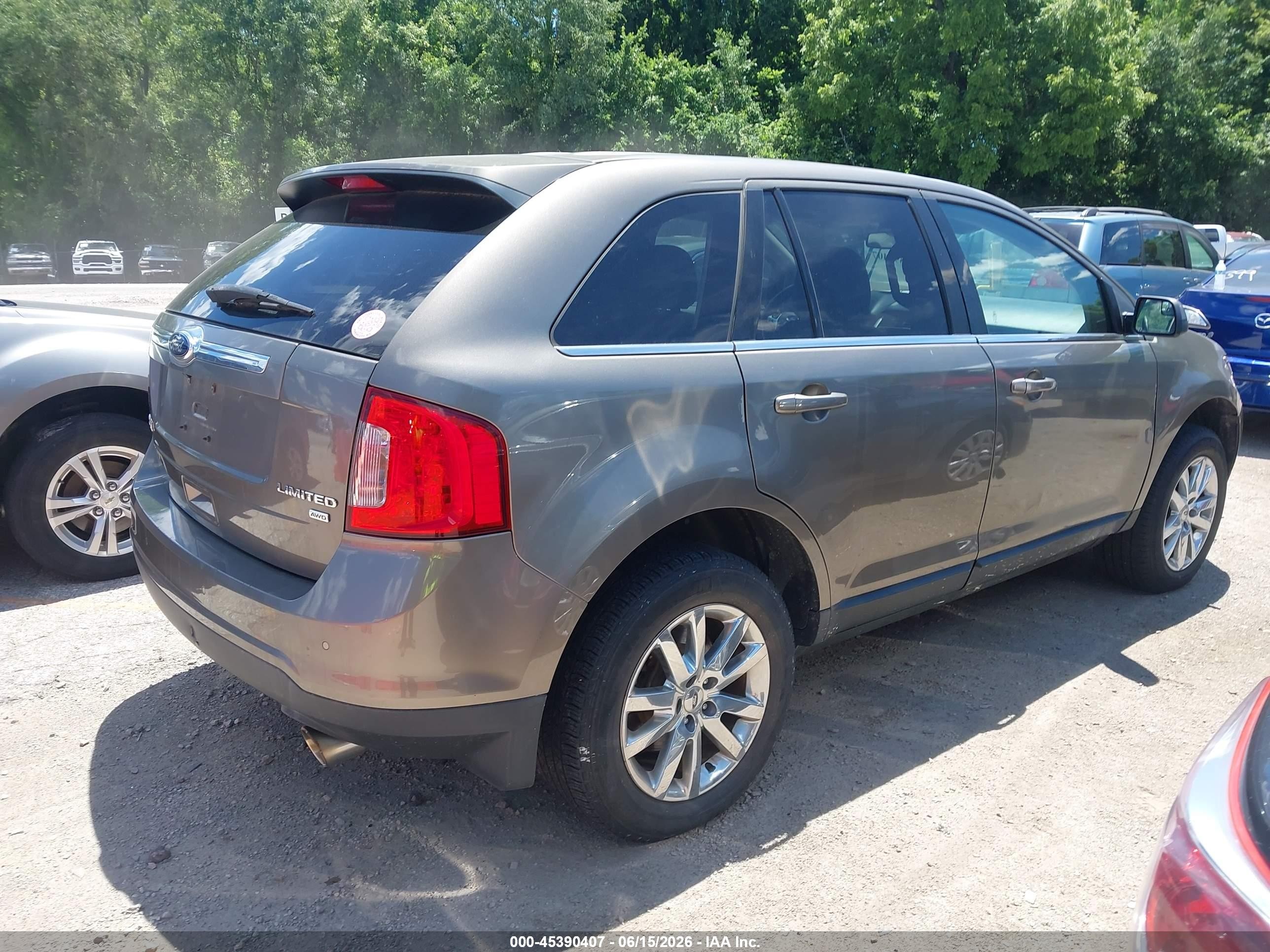 2014 Ford Edge Limited Brown vin: 2FMDK4KC1EBA41605