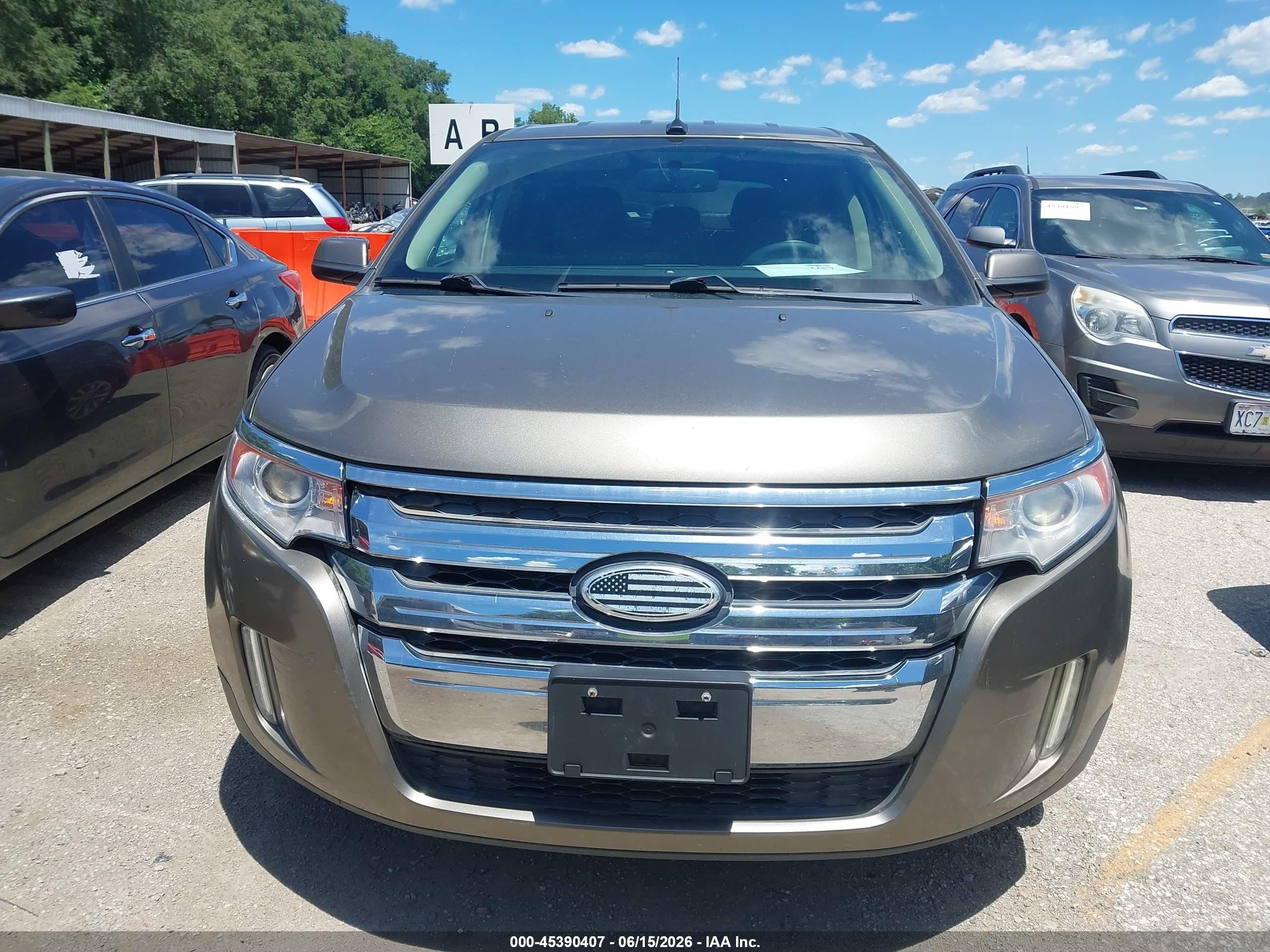 2014 Ford Edge Limited Brown vin: 2FMDK4KC1EBA41605