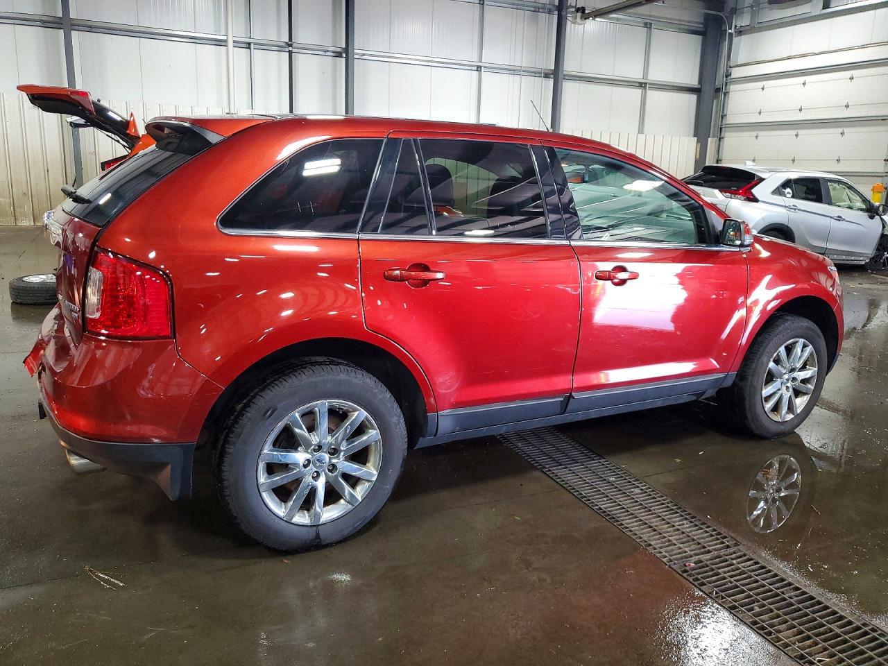 2014 Ford Edge Limited Orange vin: 2FMDK4KC1EBA46237