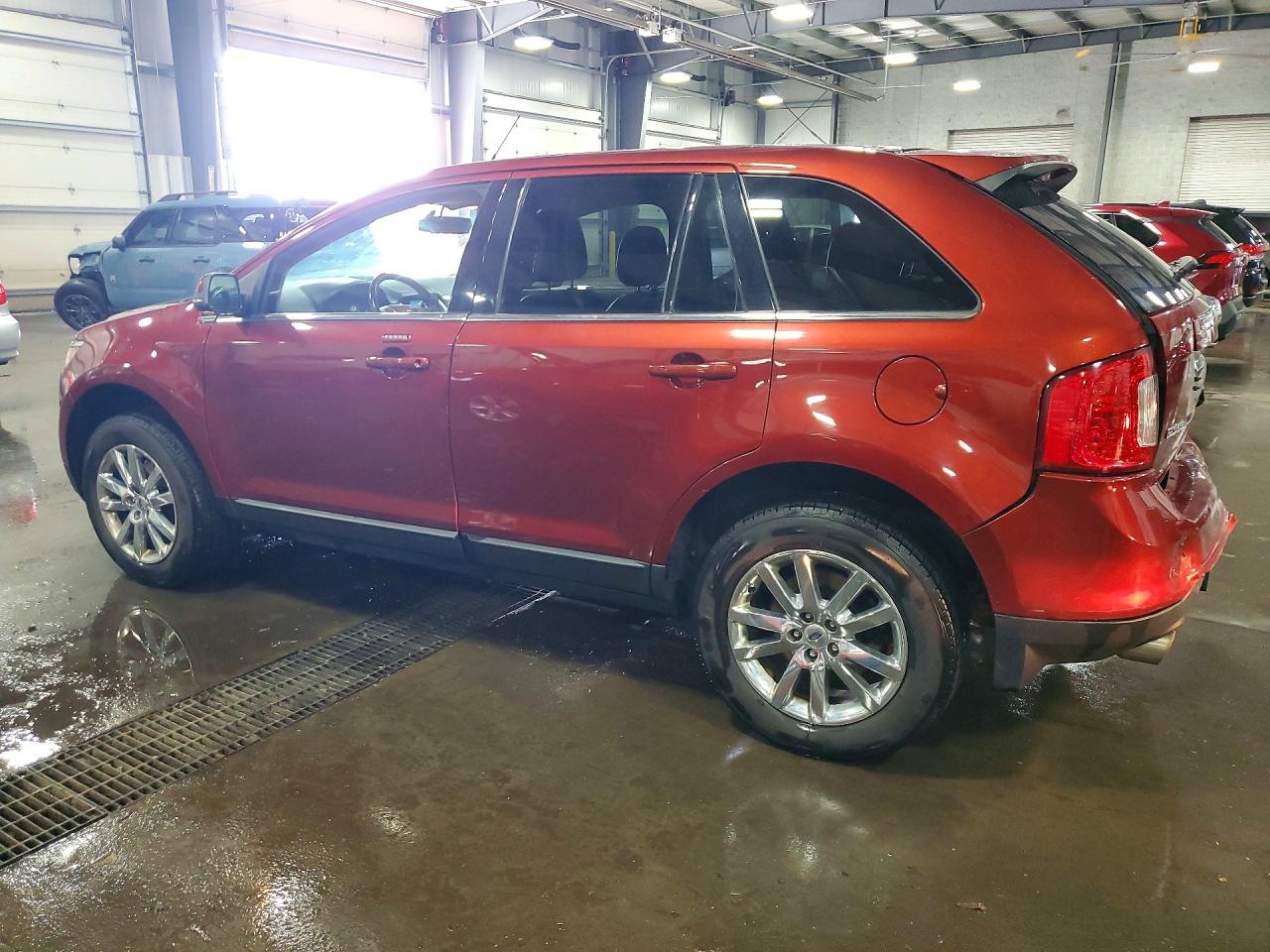 2014 Ford Edge Limited Orange vin: 2FMDK4KC1EBA46237