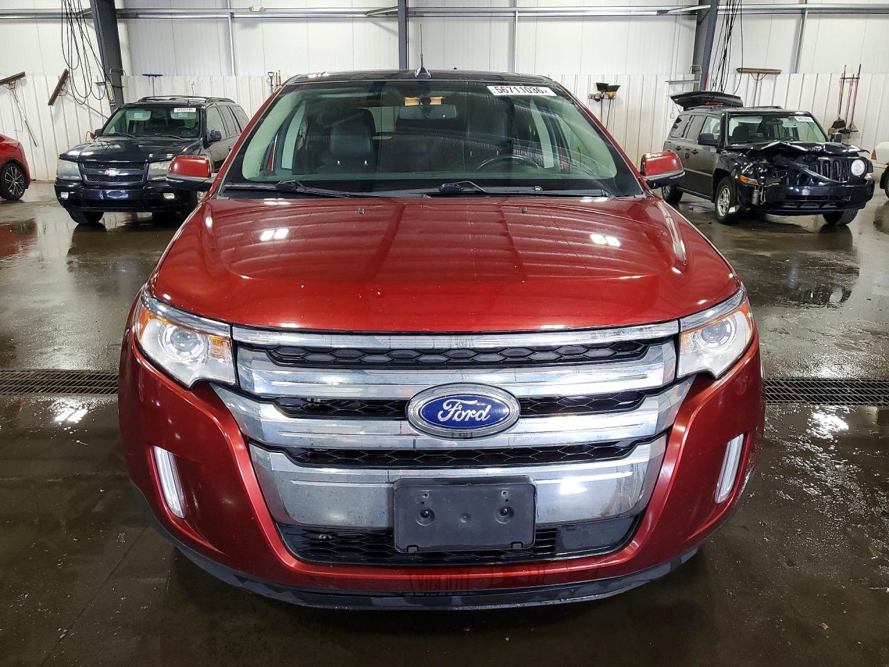 2014 Ford Edge Limited Orange vin: 2FMDK4KC1EBA46237
