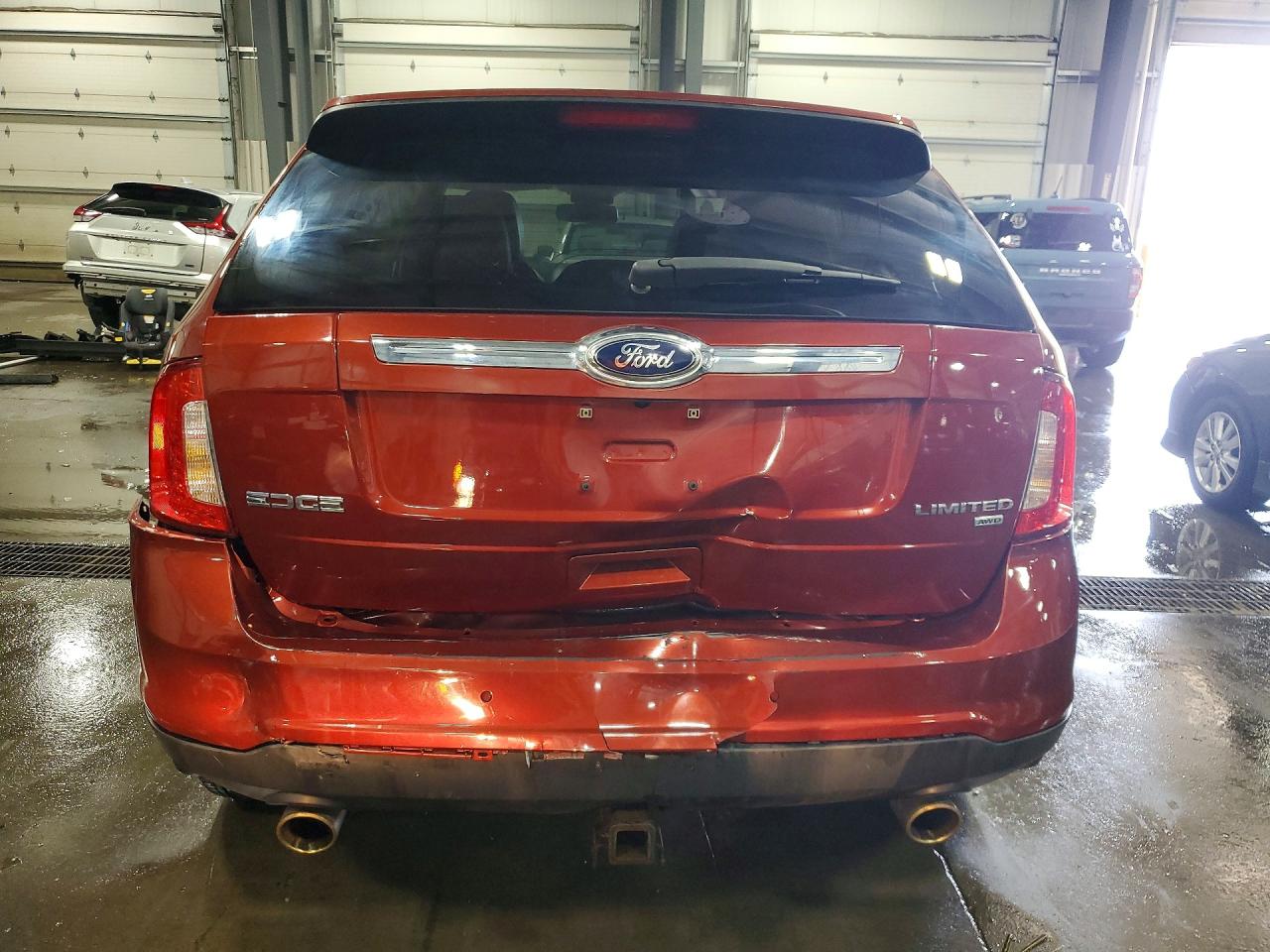 2014 Ford Edge Limited Orange vin: 2FMDK4KC1EBA46237