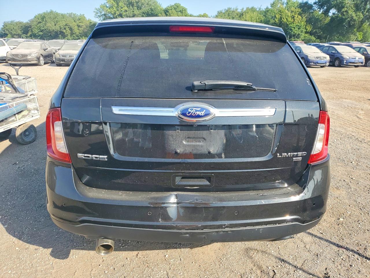 2014 Ford Edge Limited Black vin: 2FMDK4KC1EBA50966