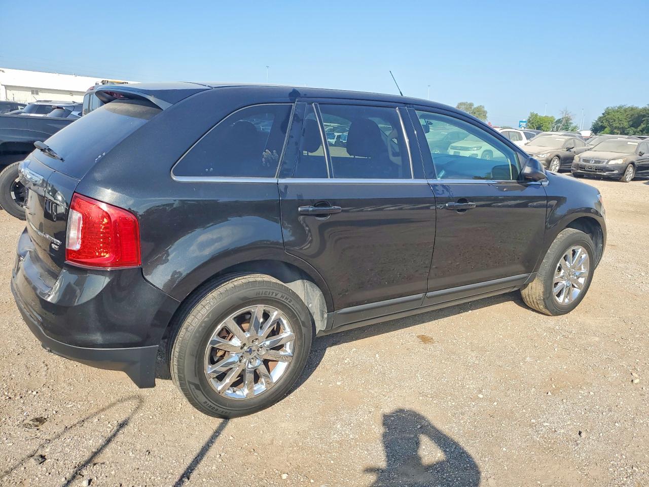2014 Ford Edge Limited Black vin: 2FMDK4KC1EBA50966