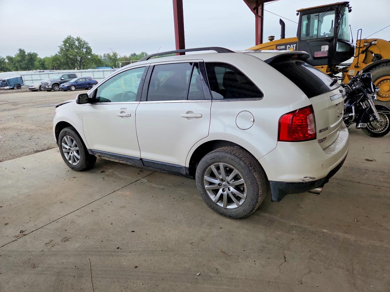 2014 Ford Edge Limited White vin: 2FMDK4KC1EBA72126