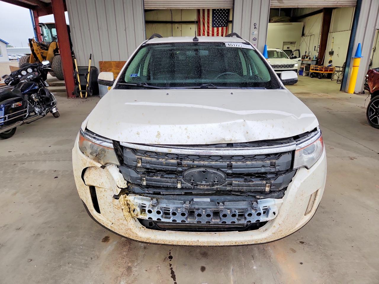 2014 Ford Edge Limited White vin: 2FMDK4KC1EBA72126