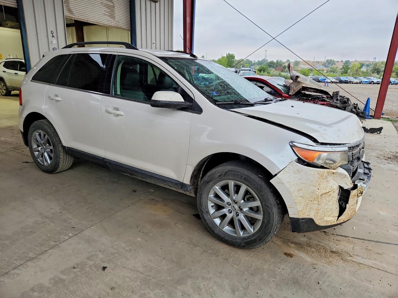 2014 Ford Edge Limited White vin: 2FMDK4KC1EBA72126