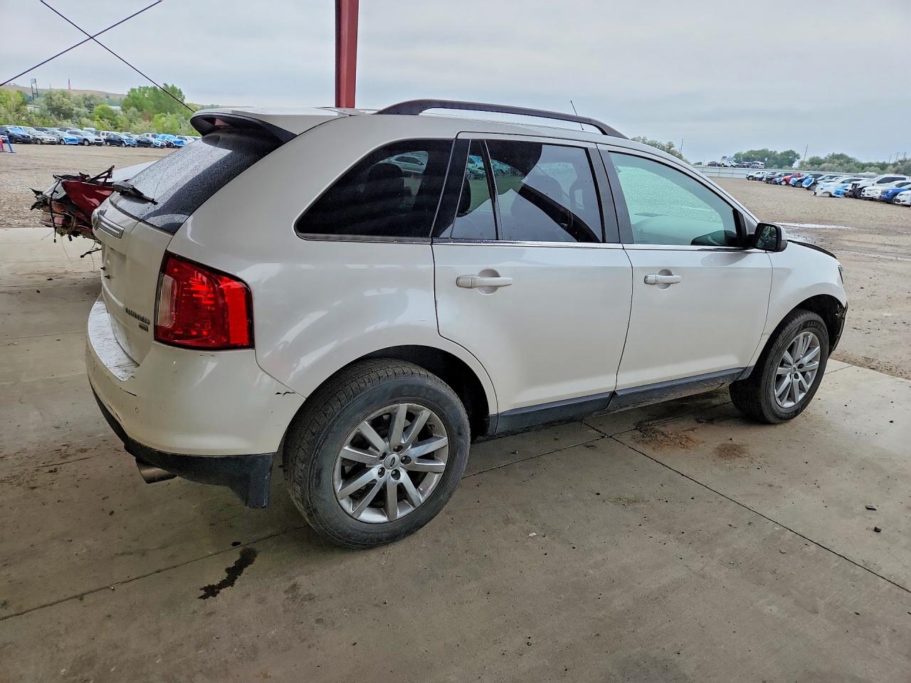 2014 Ford Edge Limited White vin: 2FMDK4KC1EBA72126