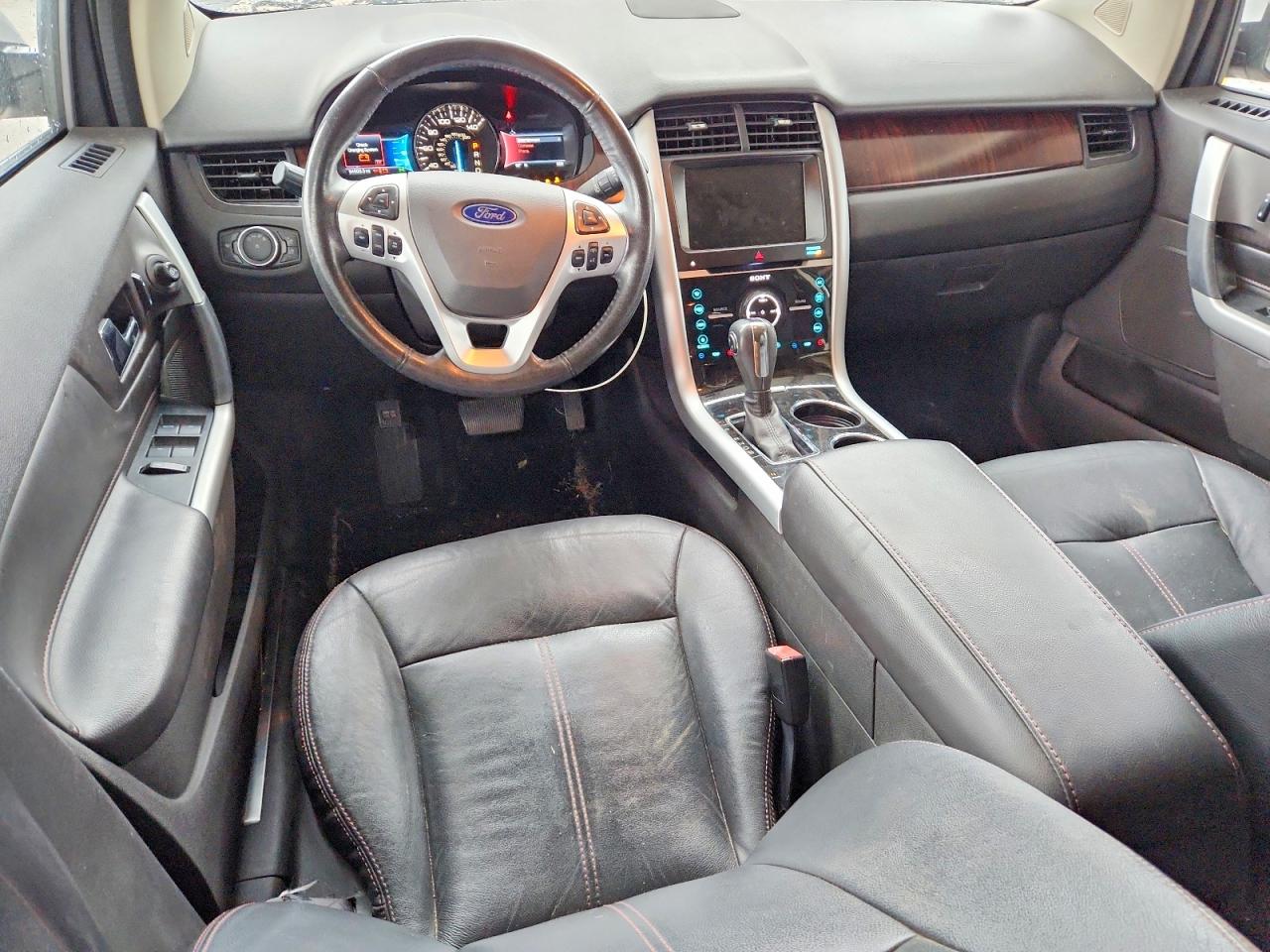 2014 Ford Edge Limited White vin: 2FMDK4KC1EBA72126