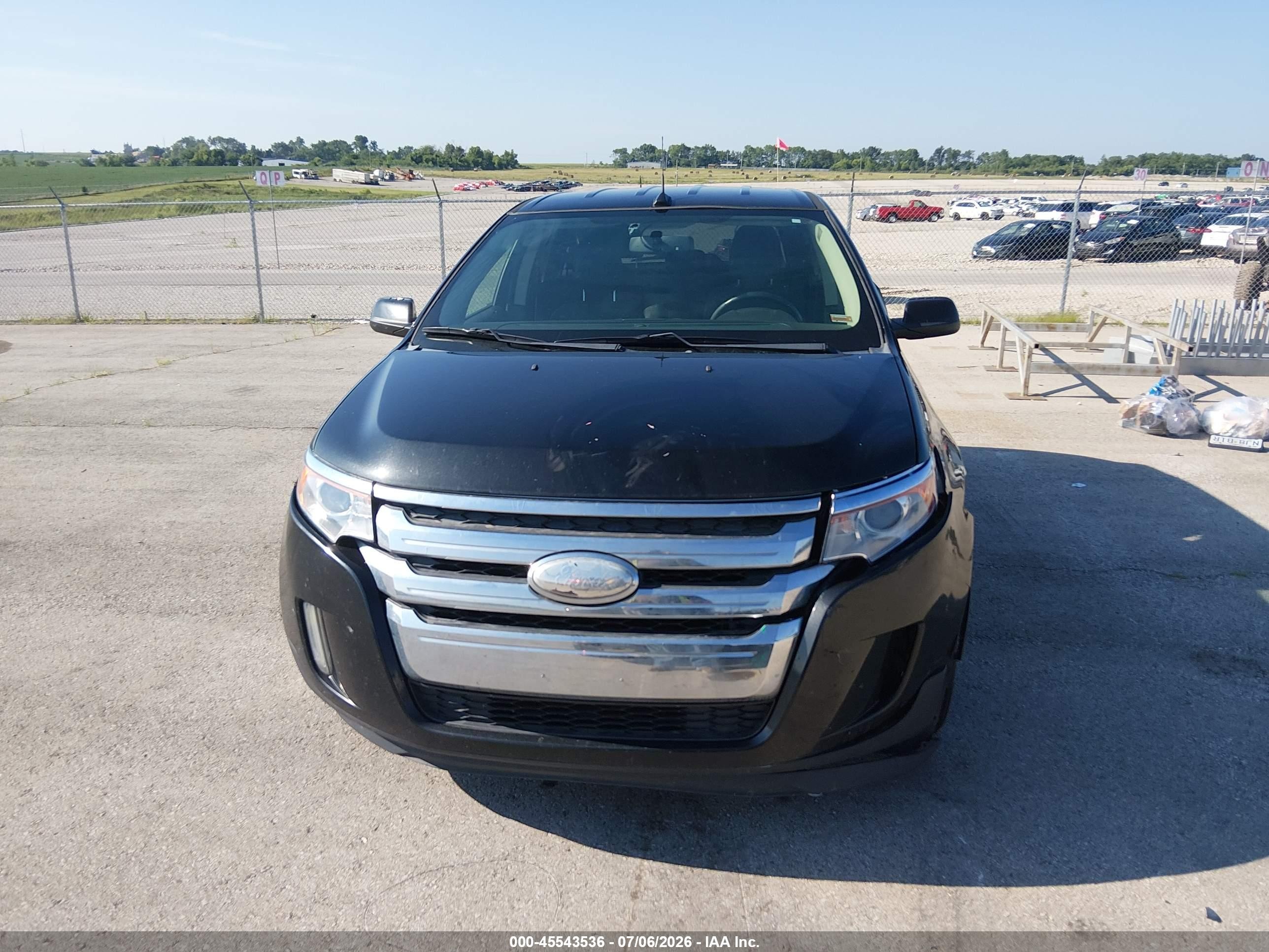 2014 Ford Edge Limited Черный vin: 2FMDK4KC1EBA75236
