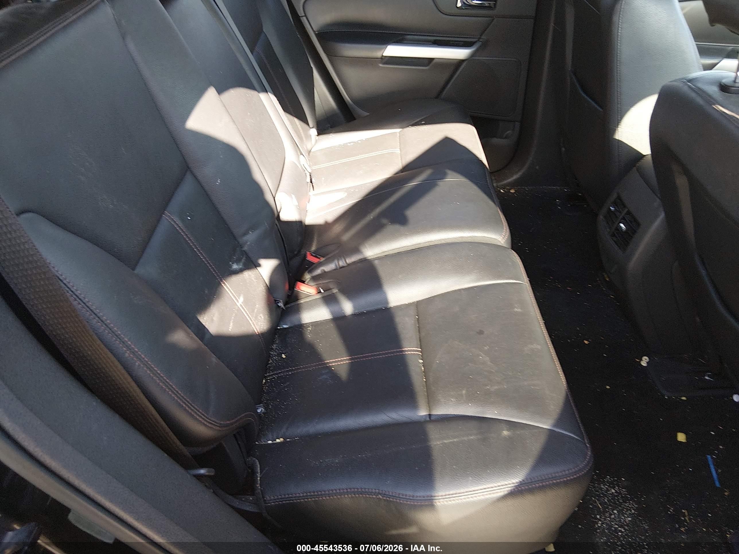 2014 Ford Edge Limited Черный vin: 2FMDK4KC1EBA75236
