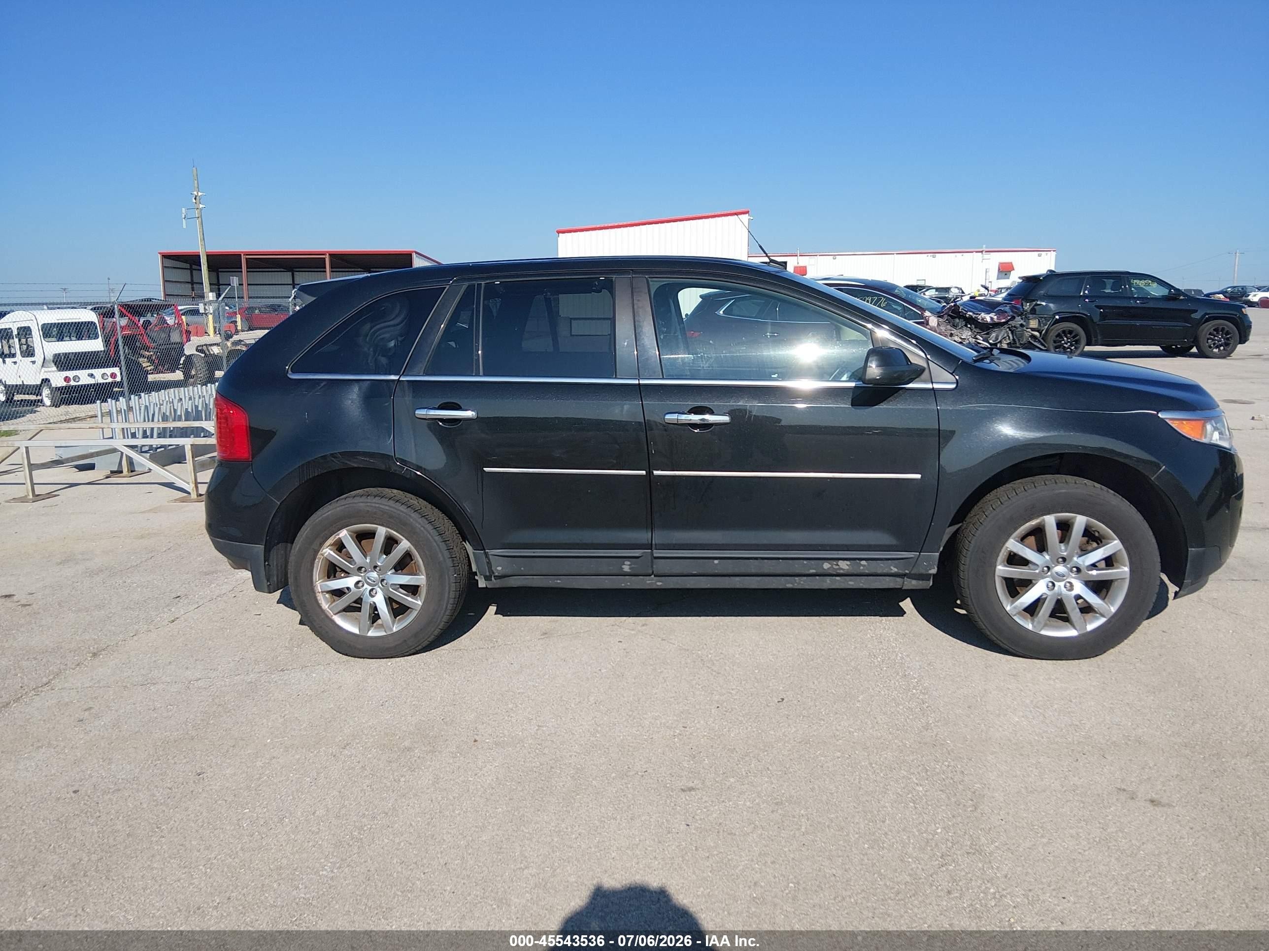 2014 Ford Edge Limited Черный vin: 2FMDK4KC1EBA75236