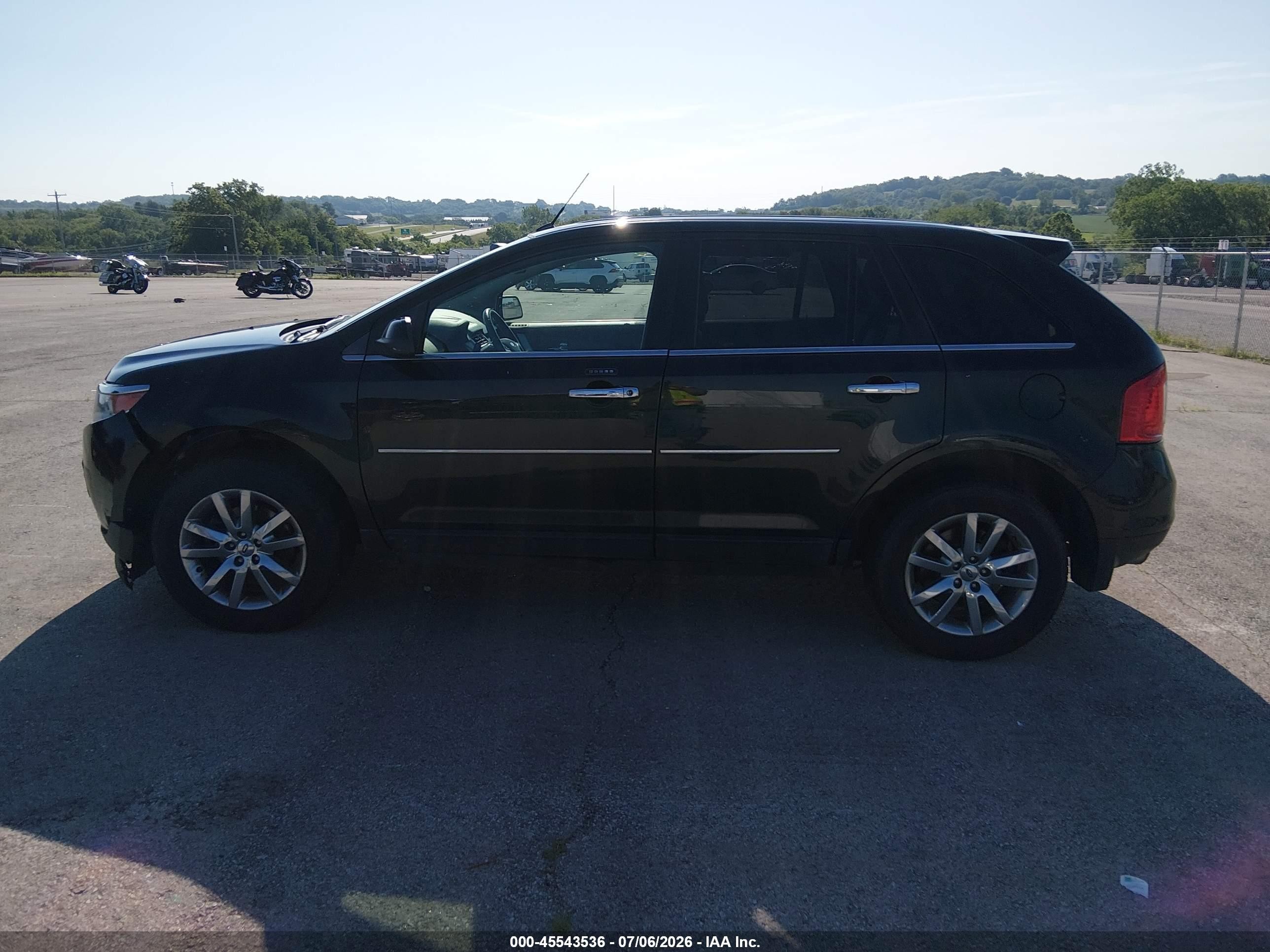 2014 Ford Edge Limited Черный vin: 2FMDK4KC1EBA75236