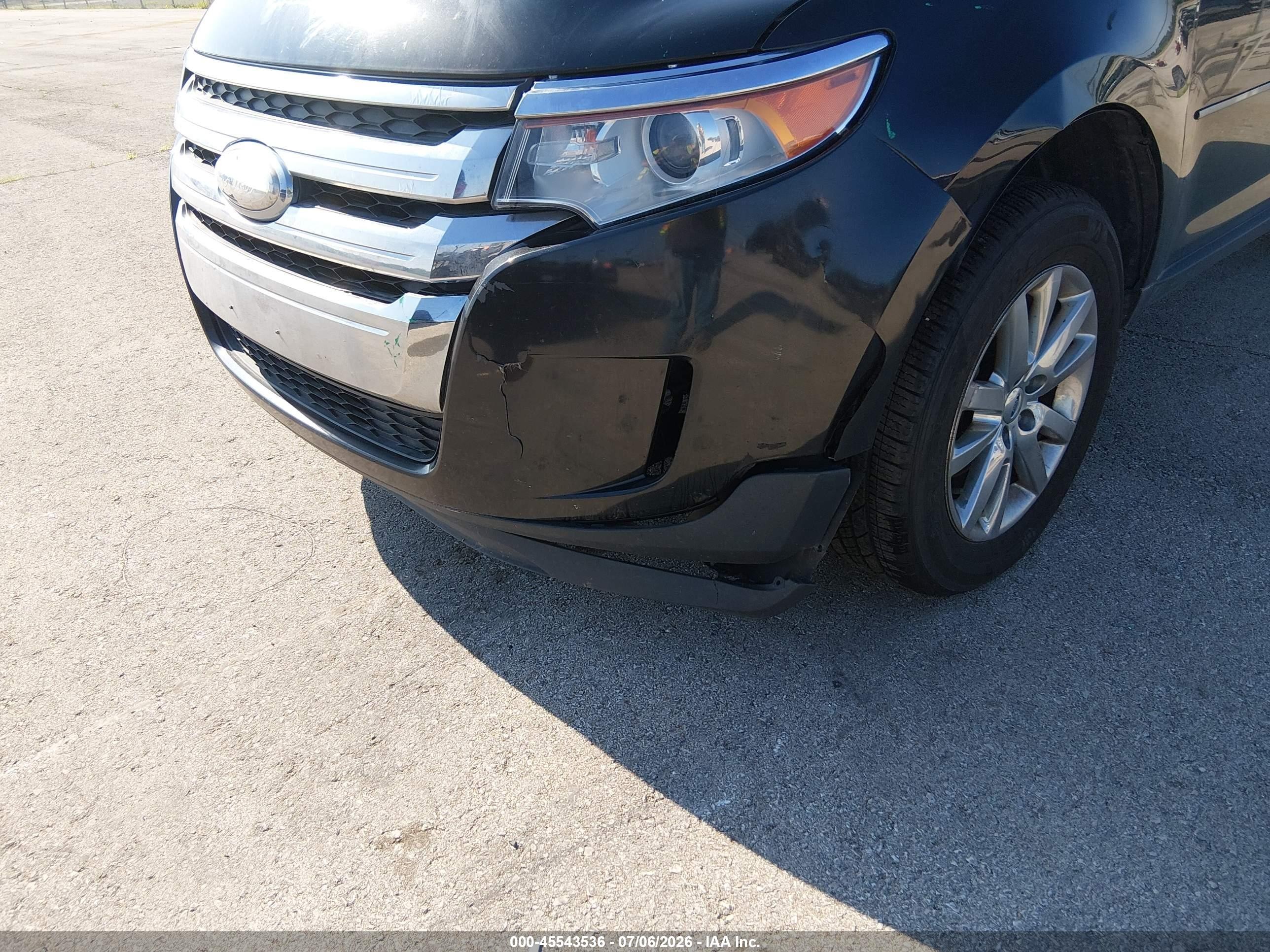 2014 Ford Edge Limited Черный vin: 2FMDK4KC1EBA75236