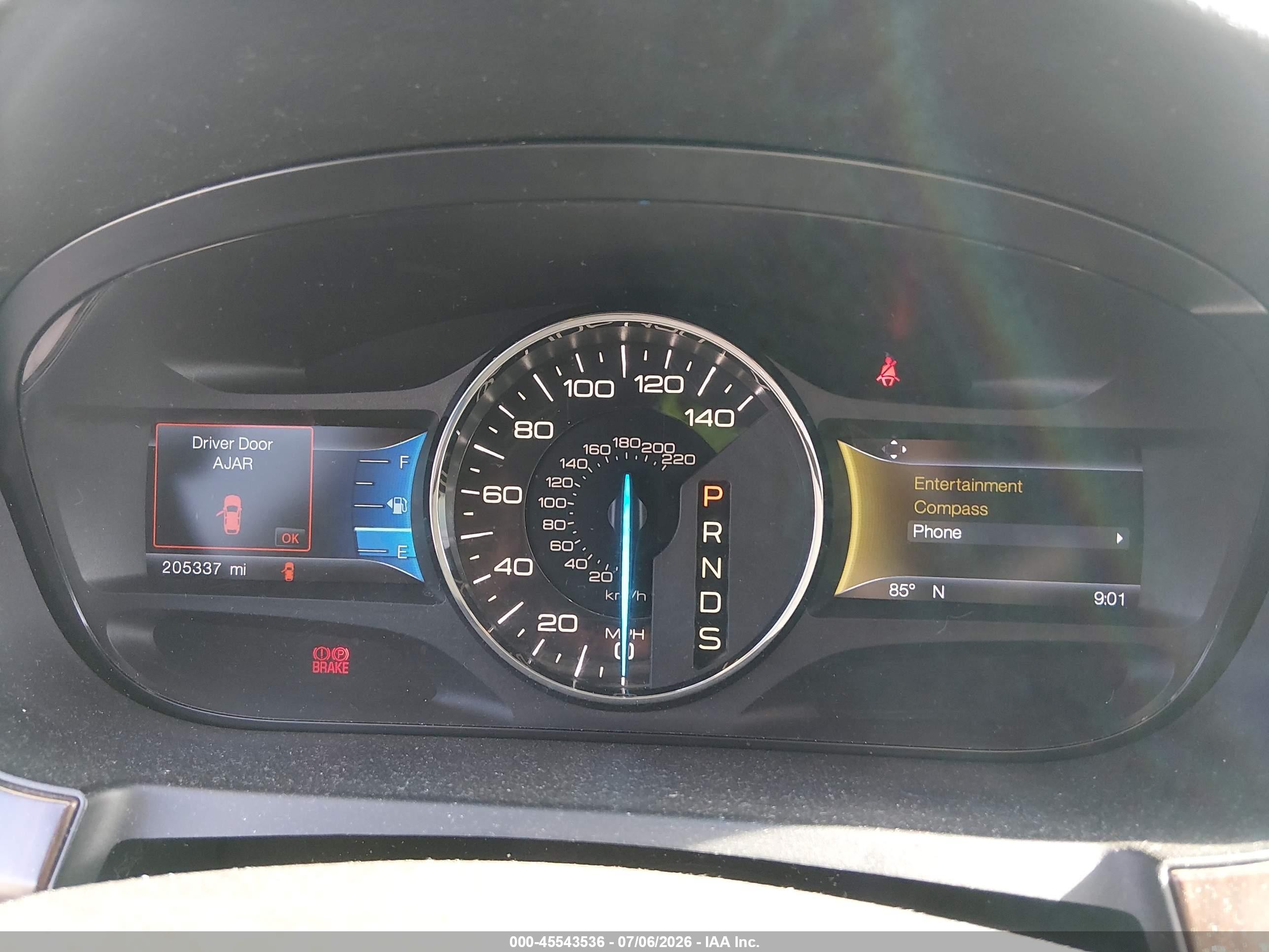 2014 Ford Edge Limited Черный vin: 2FMDK4KC1EBA75236