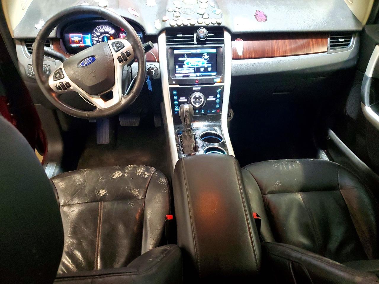 2014 Ford Edge Limited Brown vin: 2FMDK4KC1EBA84678