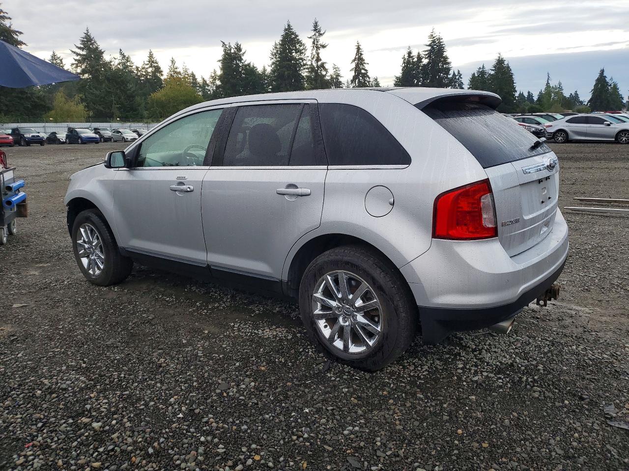 2014 Ford Edge Limited Silver vin: 2FMDK4KC1EBB47584