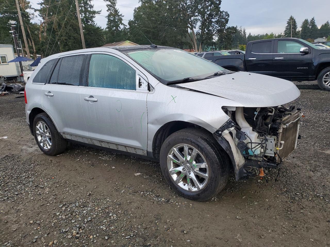 2014 Ford Edge Limited Silver vin: 2FMDK4KC1EBB47584