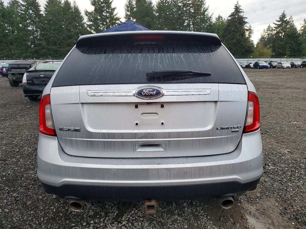 2014 Ford Edge Limited Silver vin: 2FMDK4KC1EBB47584