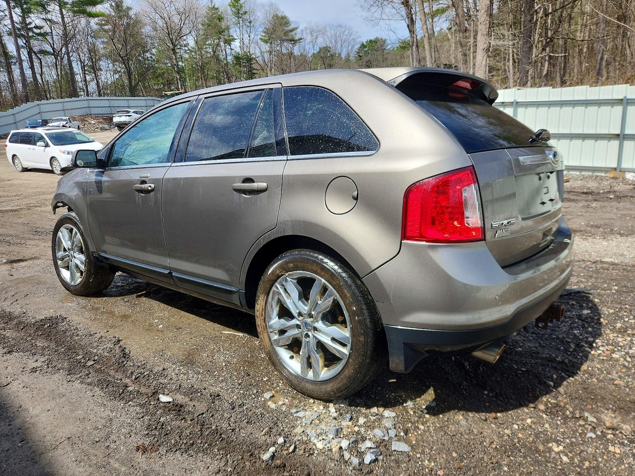 2014 Ford Edge Limited Gray vin: 2FMDK4KC1EBB71397