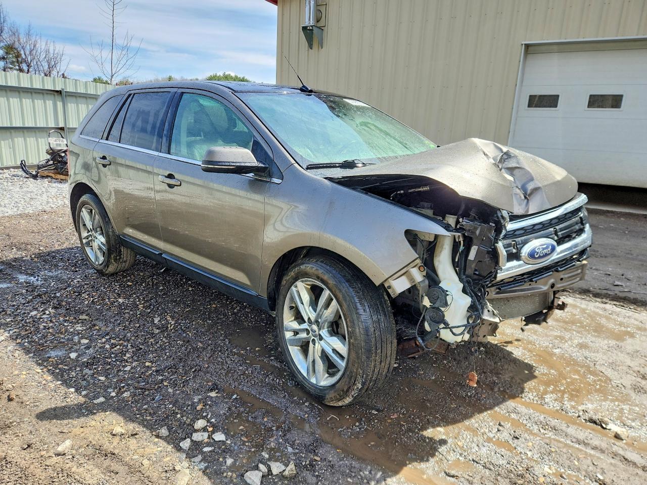 2014 Ford Edge Limited Gray vin: 2FMDK4KC1EBB71397