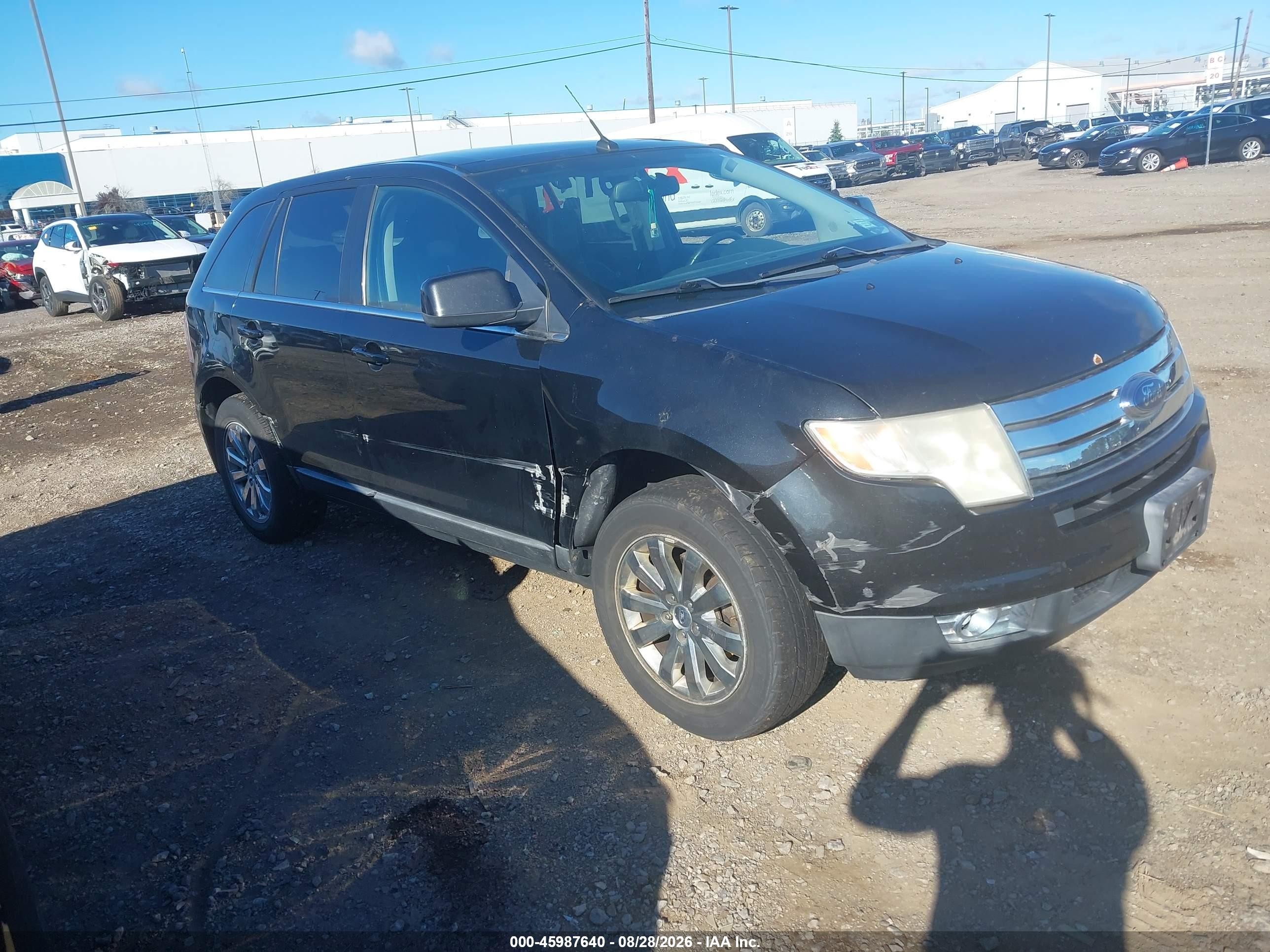 2010 Ford Edge Limited Black vin: 2FMDK4KC2ABA51912