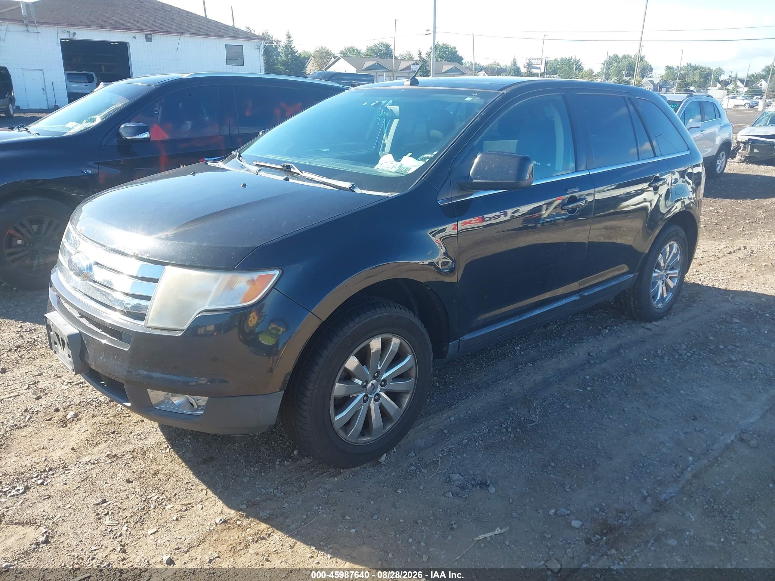 2010 Ford Edge Limited Black vin: 2FMDK4KC2ABA51912