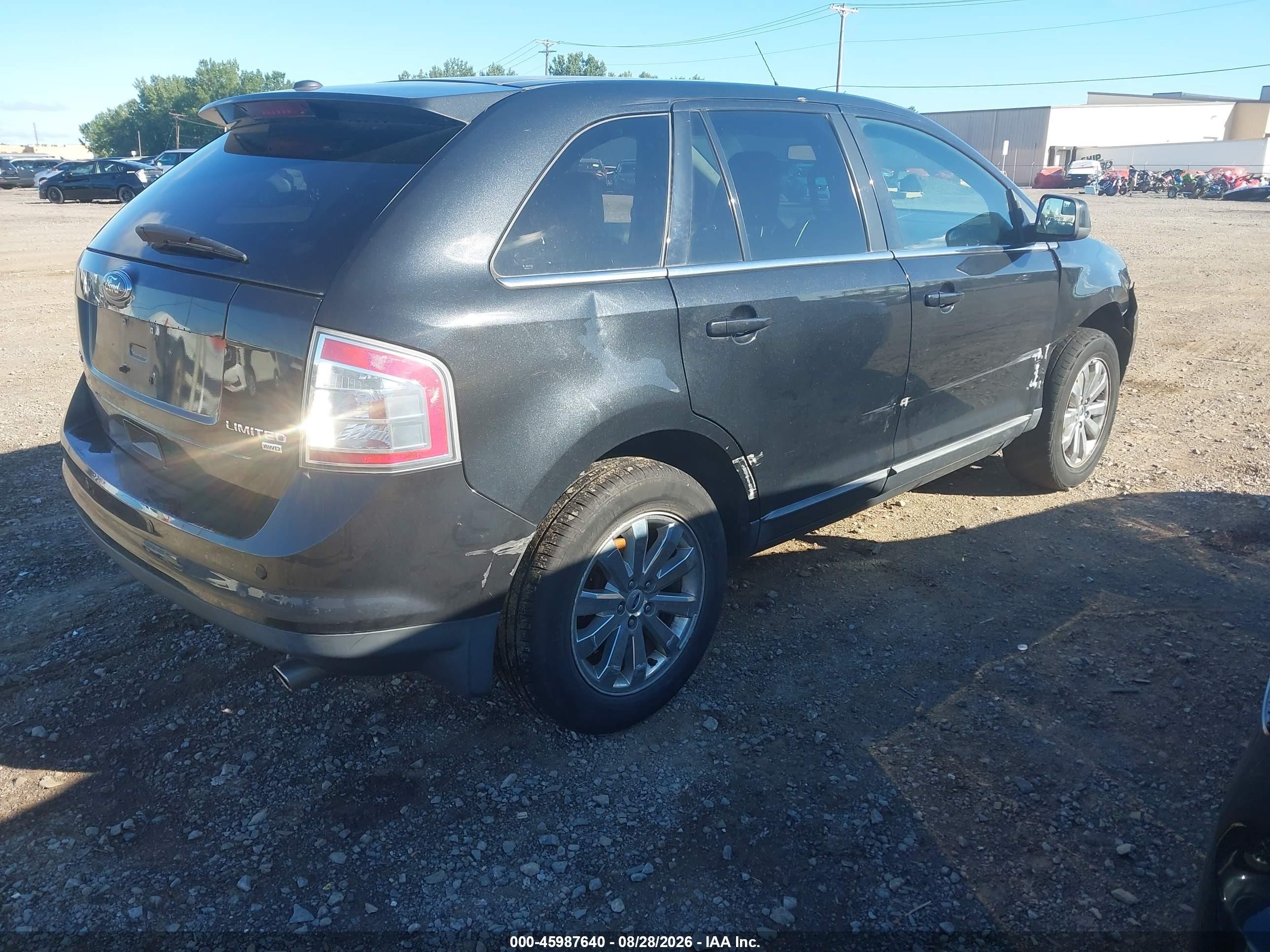 2010 Ford Edge Limited Black vin: 2FMDK4KC2ABA51912