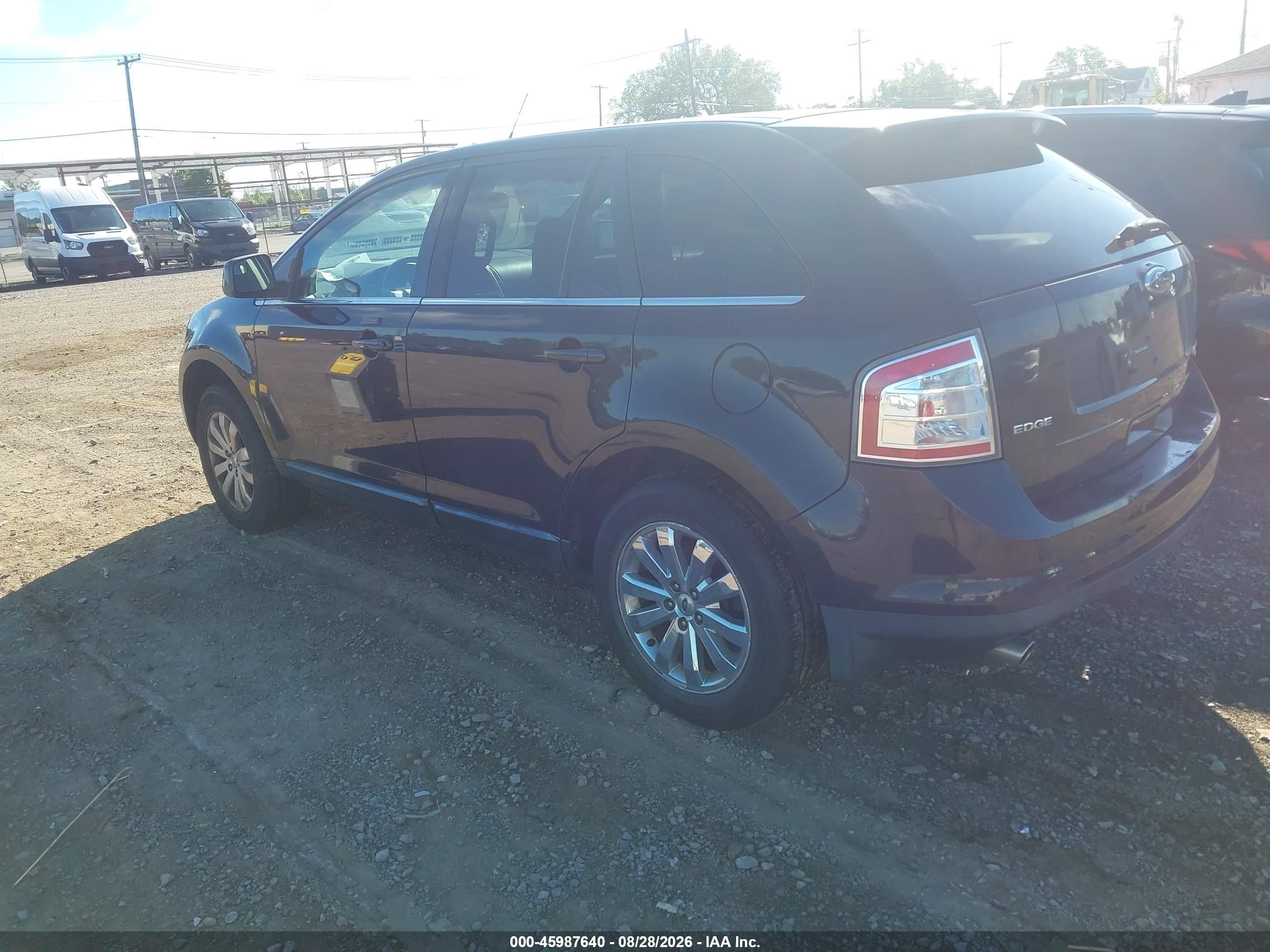 2010 Ford Edge Limited Black vin: 2FMDK4KC2ABA51912