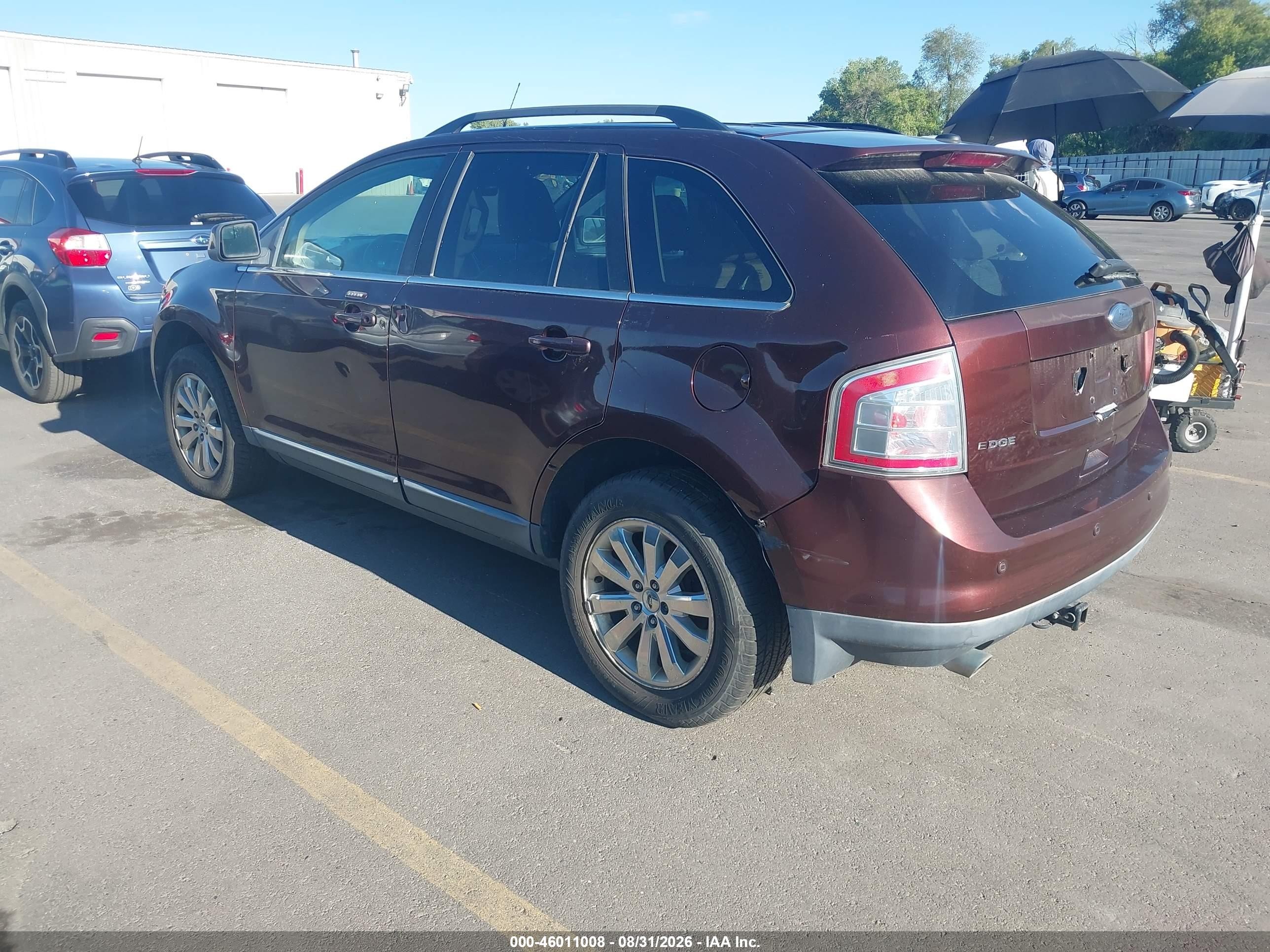 2010 Ford Edge Limited Темно-бордовый vin: 2FMDK4KC2ABA60092