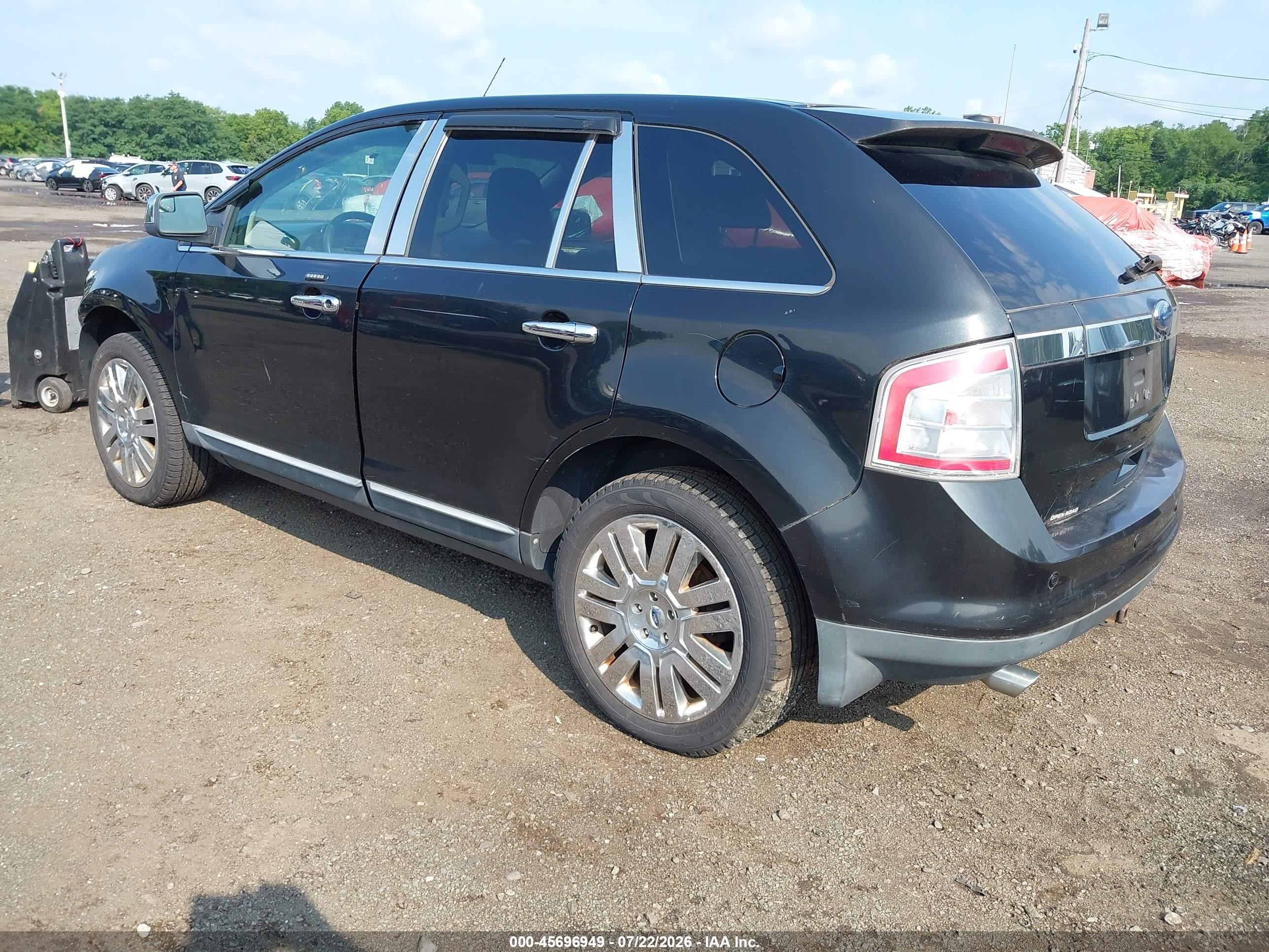2010 Ford Edge Limited Black vin: 2FMDK4KC2ABA84540