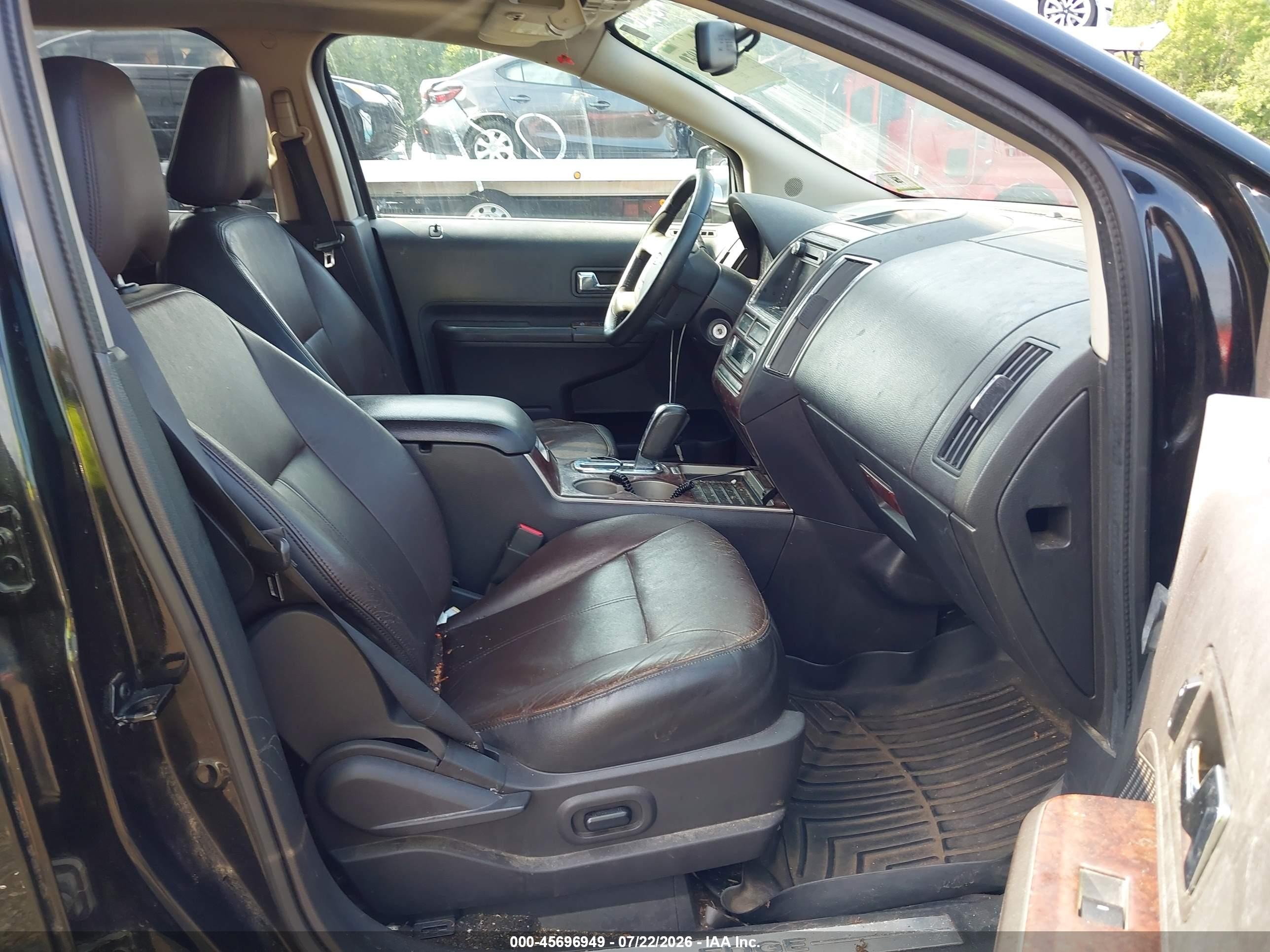 2010 Ford Edge Limited Black vin: 2FMDK4KC2ABA84540