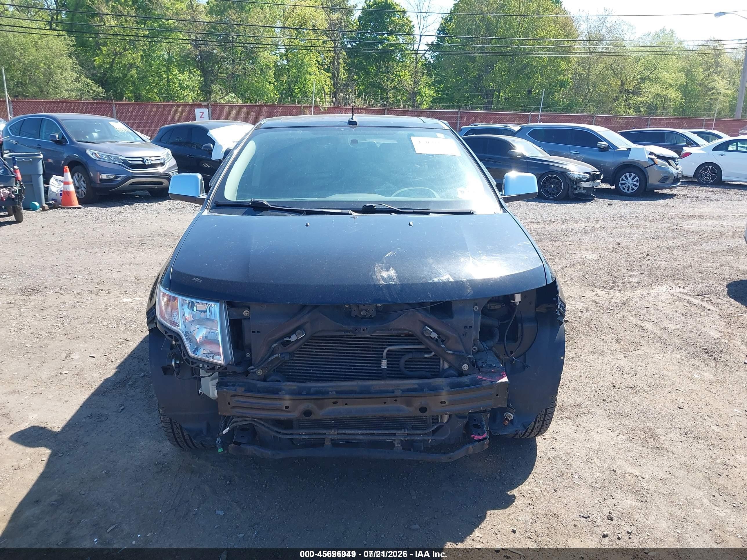 2010 Ford Edge Limited Black vin: 2FMDK4KC2ABA84540