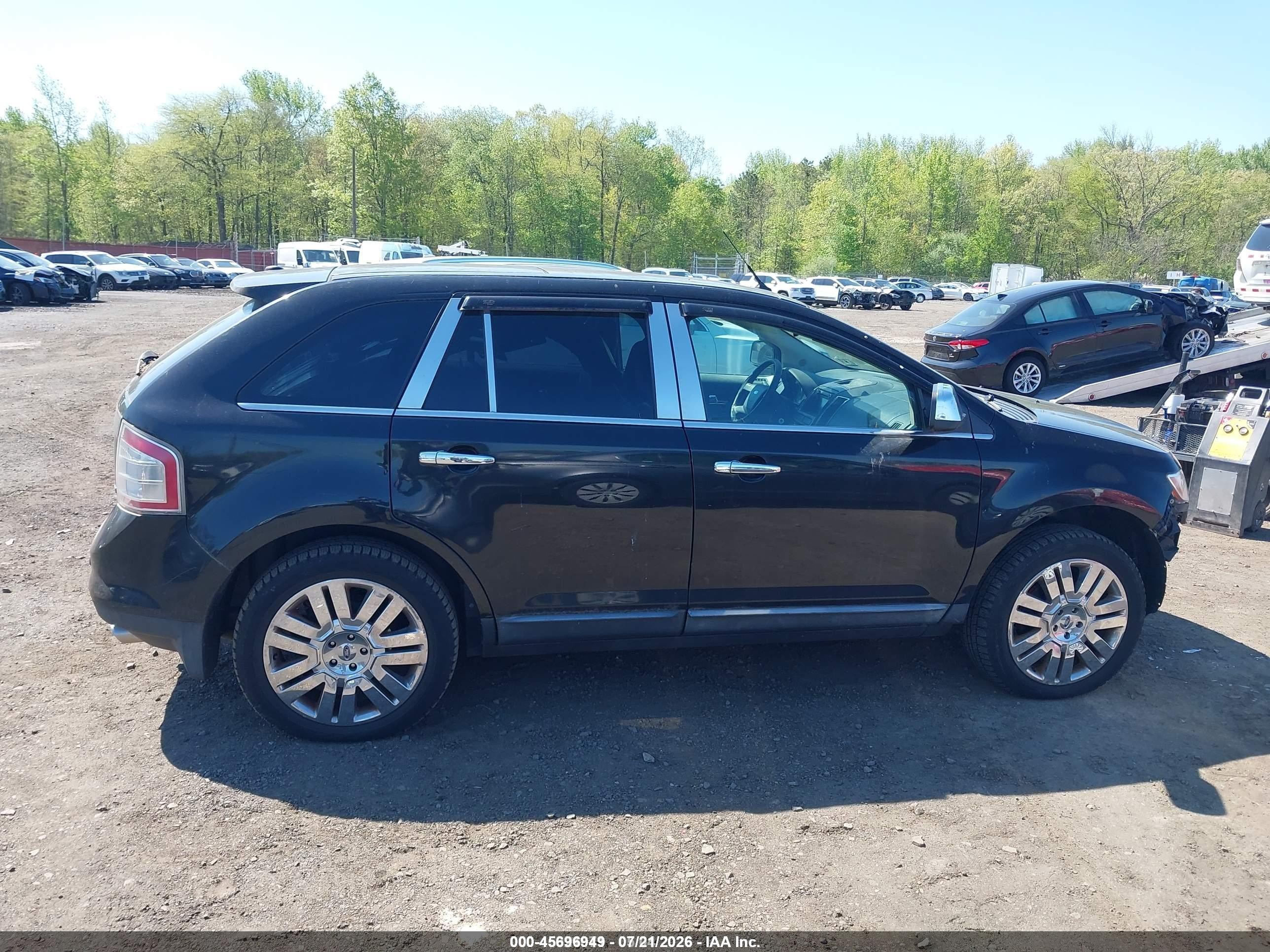 2010 Ford Edge Limited Black vin: 2FMDK4KC2ABA84540