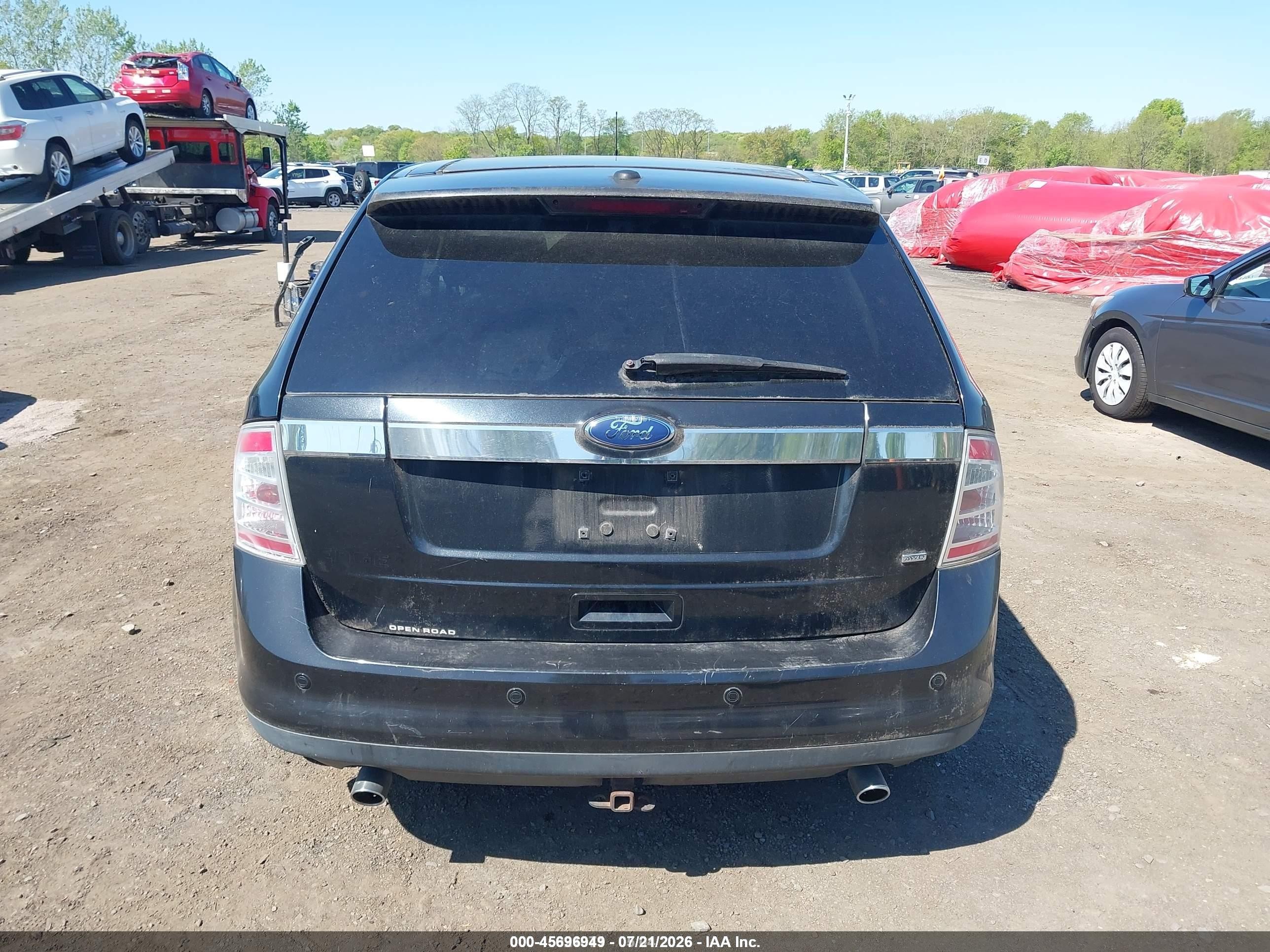 2010 Ford Edge Limited Black vin: 2FMDK4KC2ABA84540
