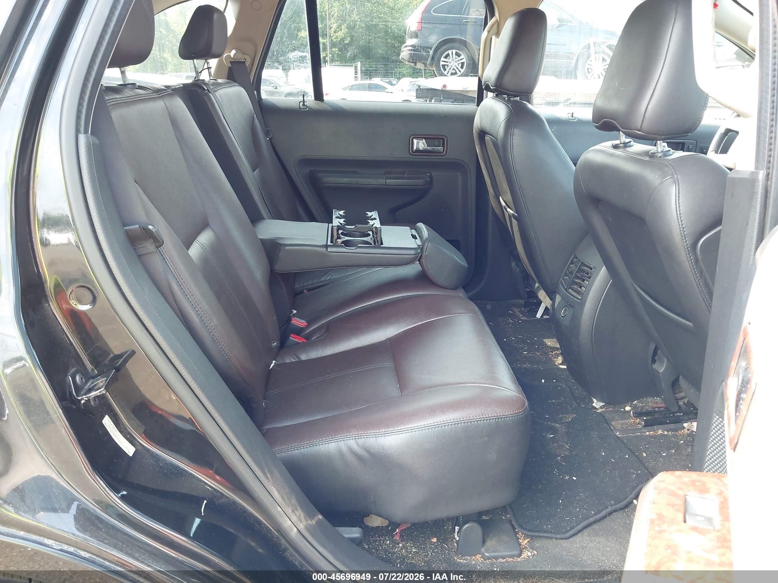 2010 Ford Edge Limited Black vin: 2FMDK4KC2ABA84540