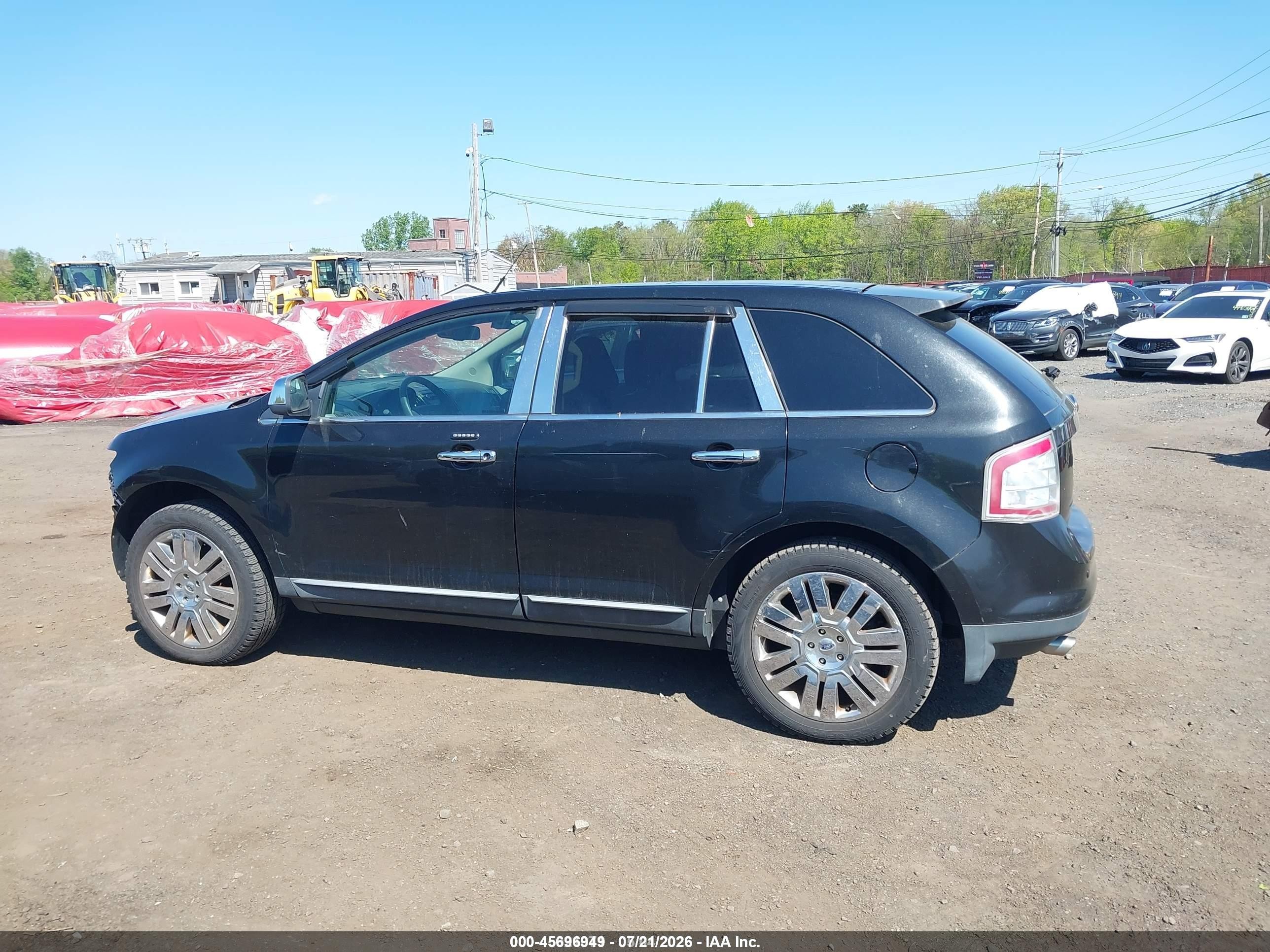 2010 Ford Edge Limited Black vin: 2FMDK4KC2ABA84540