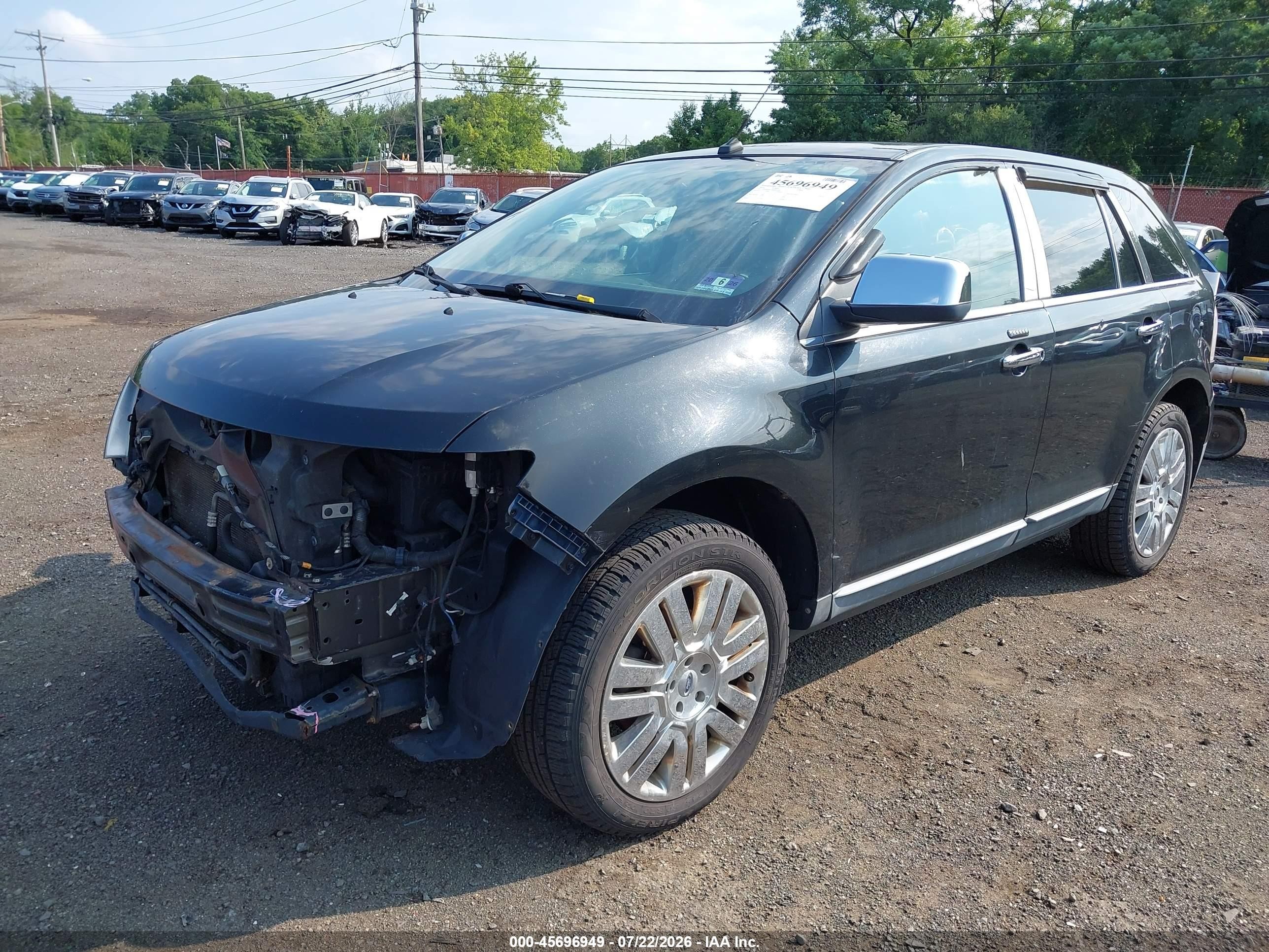 2010 Ford Edge Limited Black vin: 2FMDK4KC2ABA84540