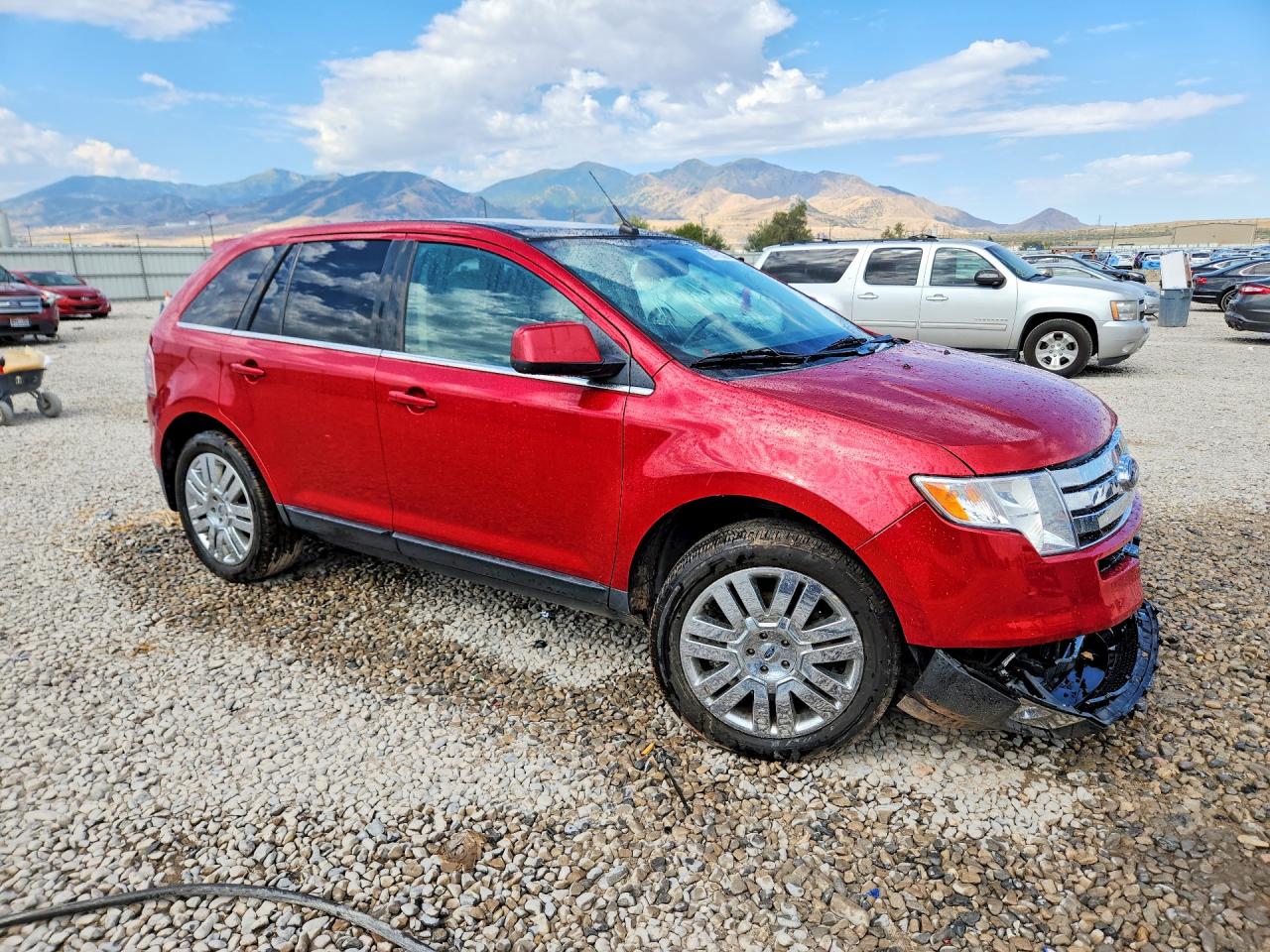 2010 Ford Edge Limited Burgundy vin: 2FMDK4KC2ABB33283