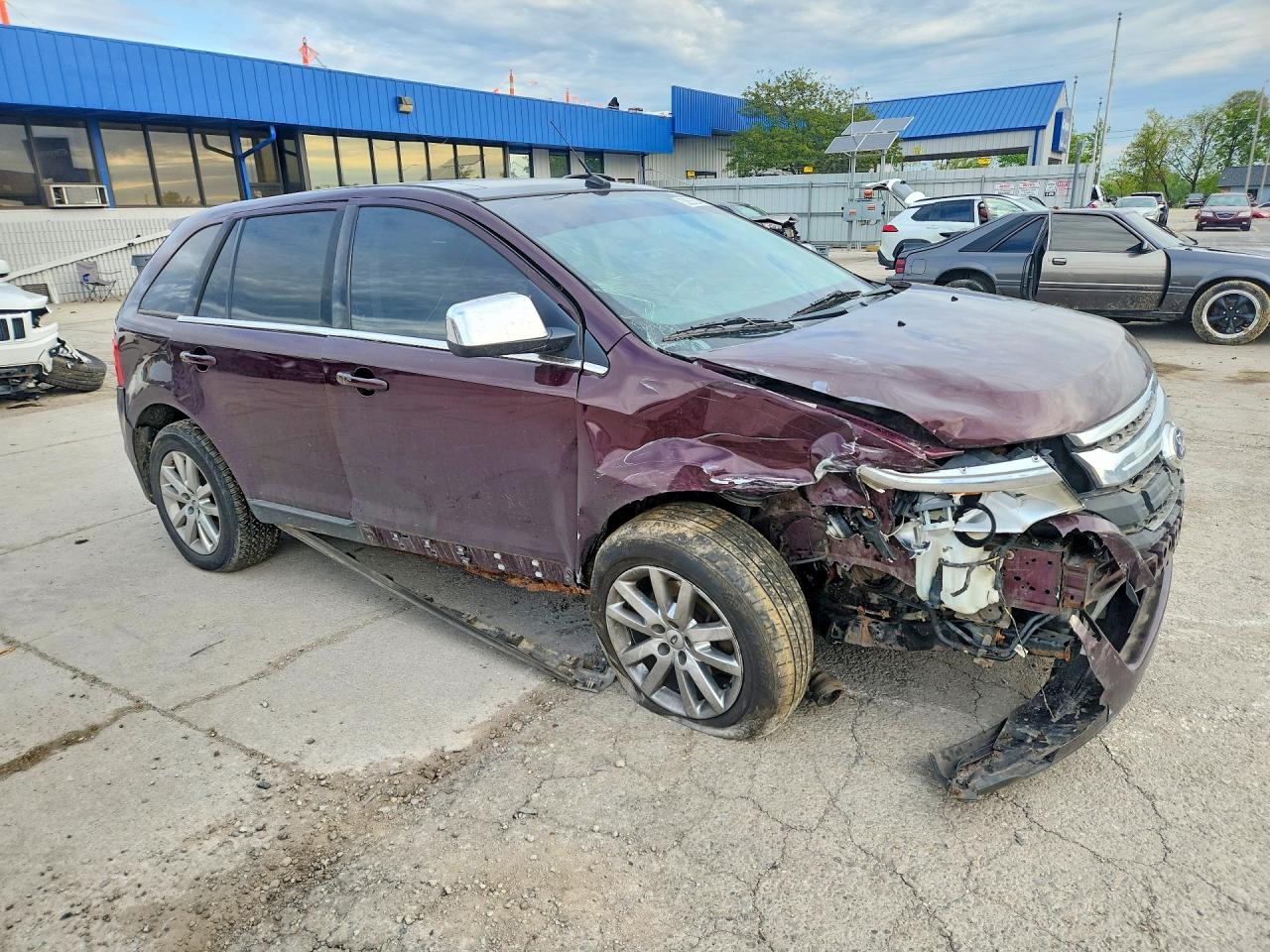 2011 Ford Edge Limited Purple vin: 2FMDK4KC2BBA02078