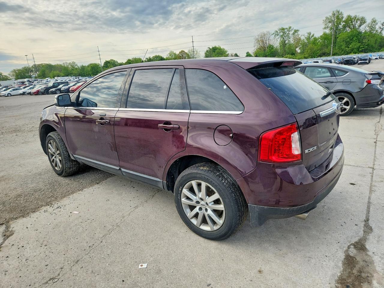 2011 Ford Edge Limited Purple vin: 2FMDK4KC2BBA02078