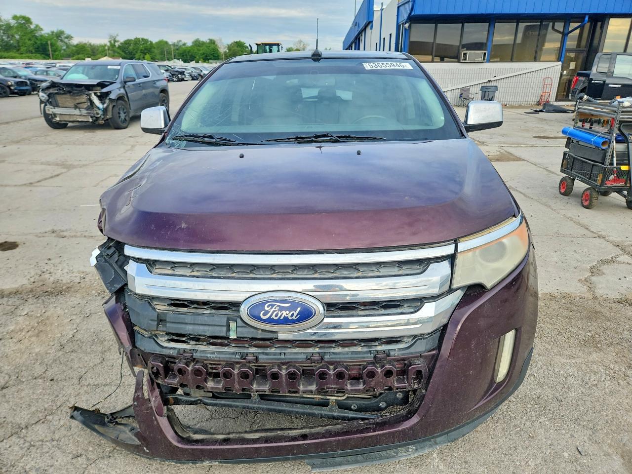 2011 Ford Edge Limited Purple vin: 2FMDK4KC2BBA02078