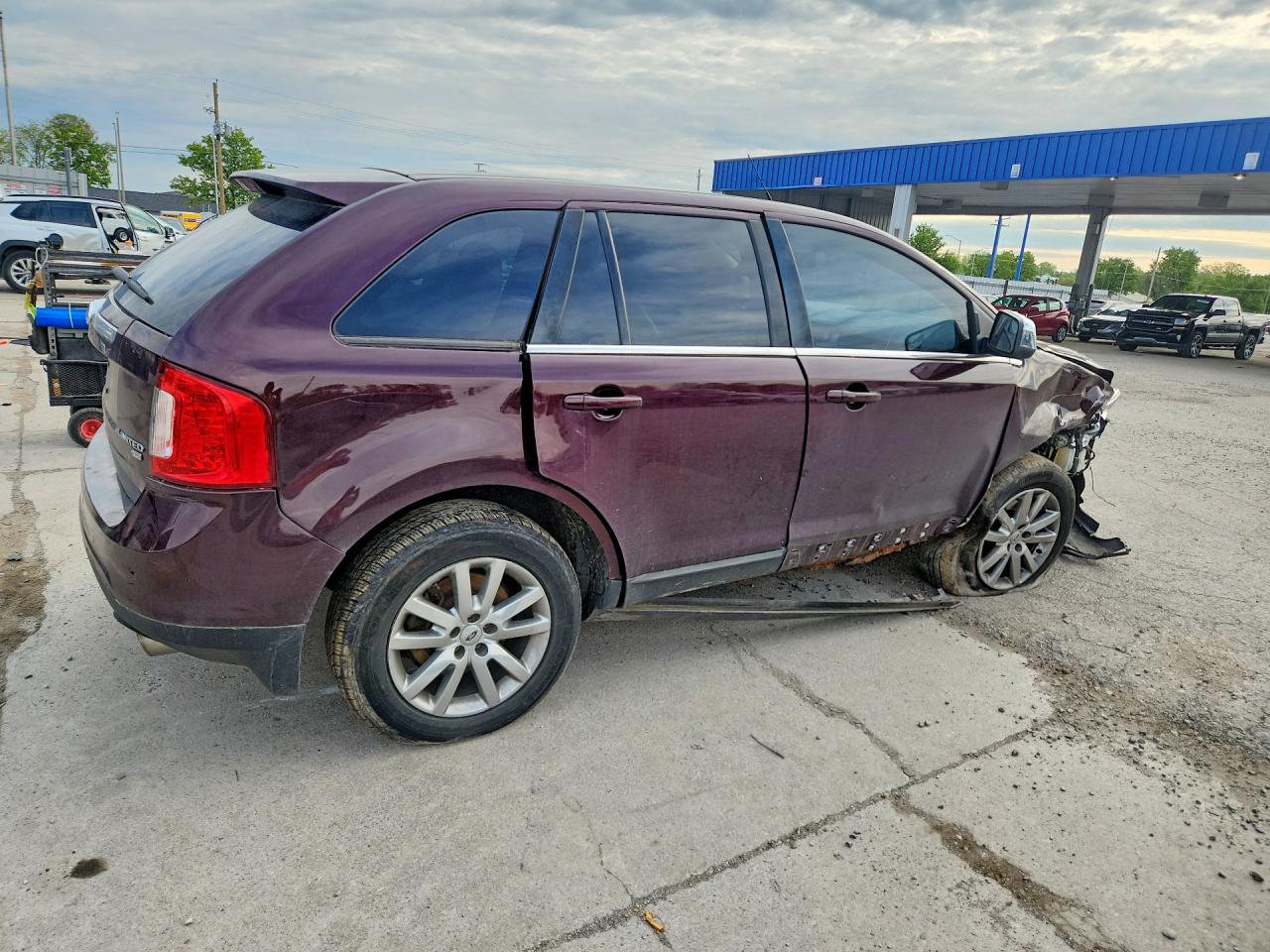 2011 Ford Edge Limited Purple vin: 2FMDK4KC2BBA02078