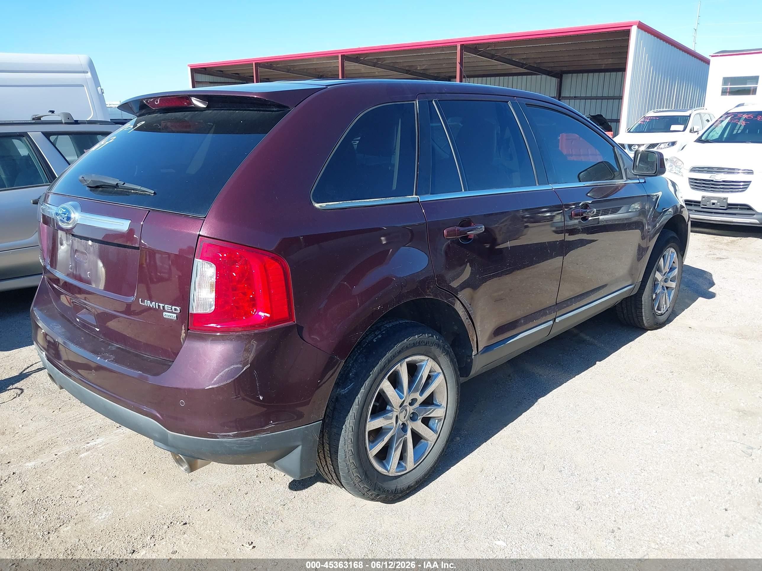 2011 Ford Edge Limited Purple vin: 2FMDK4KC2BBA08625