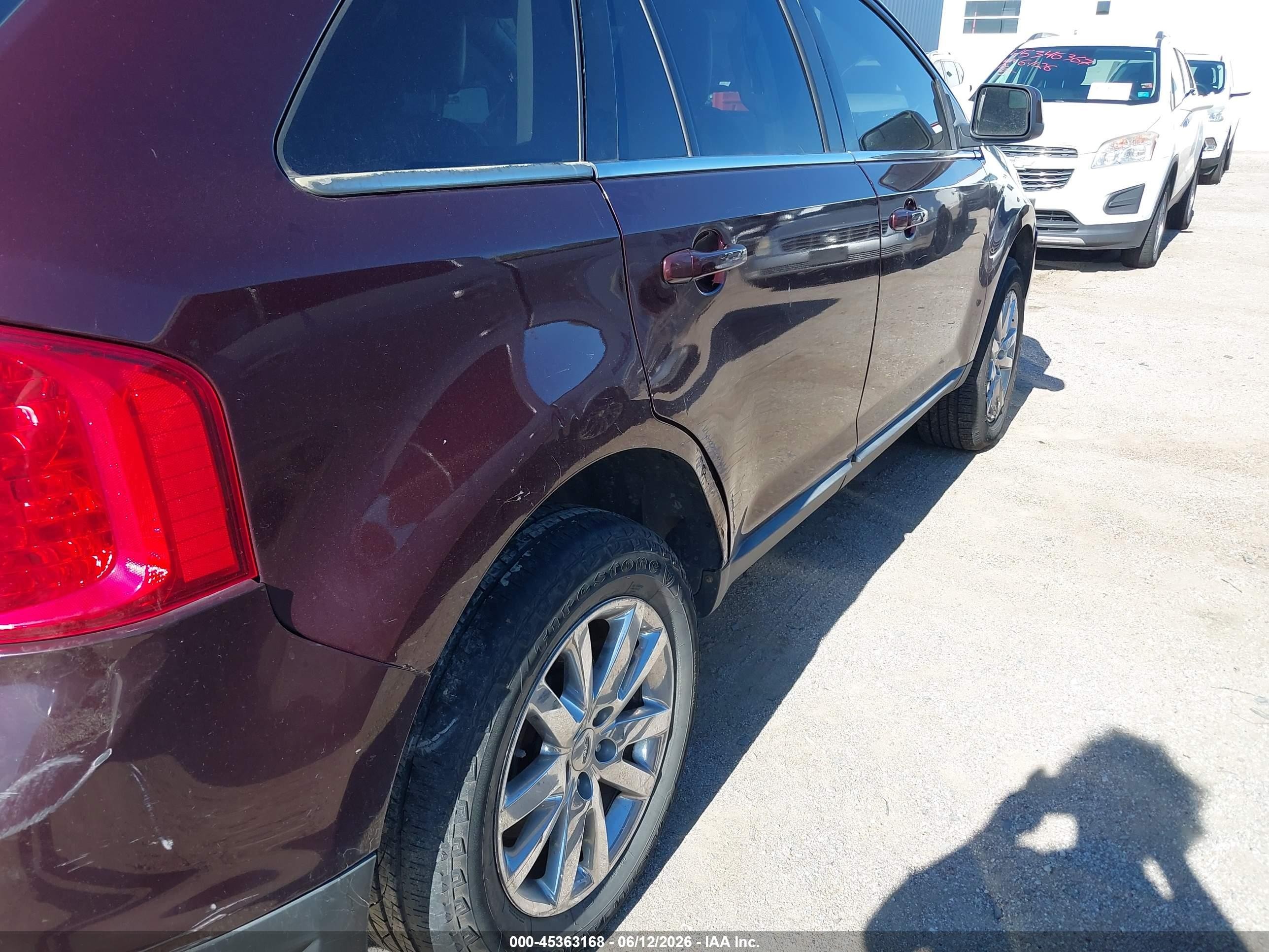 2011 Ford Edge Limited Purple vin: 2FMDK4KC2BBA08625